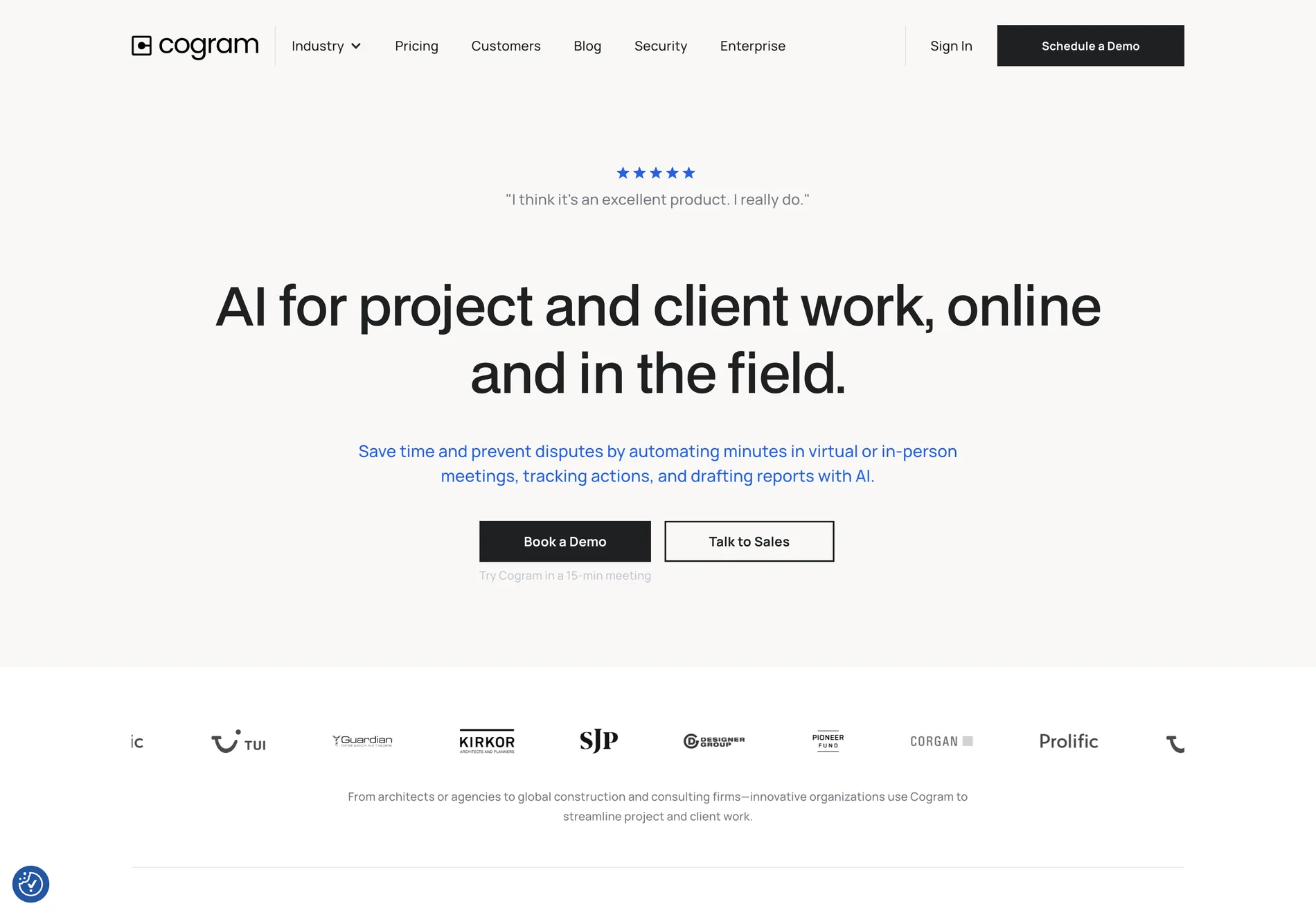 Cogram: AI for Streamlining Project and Client Work