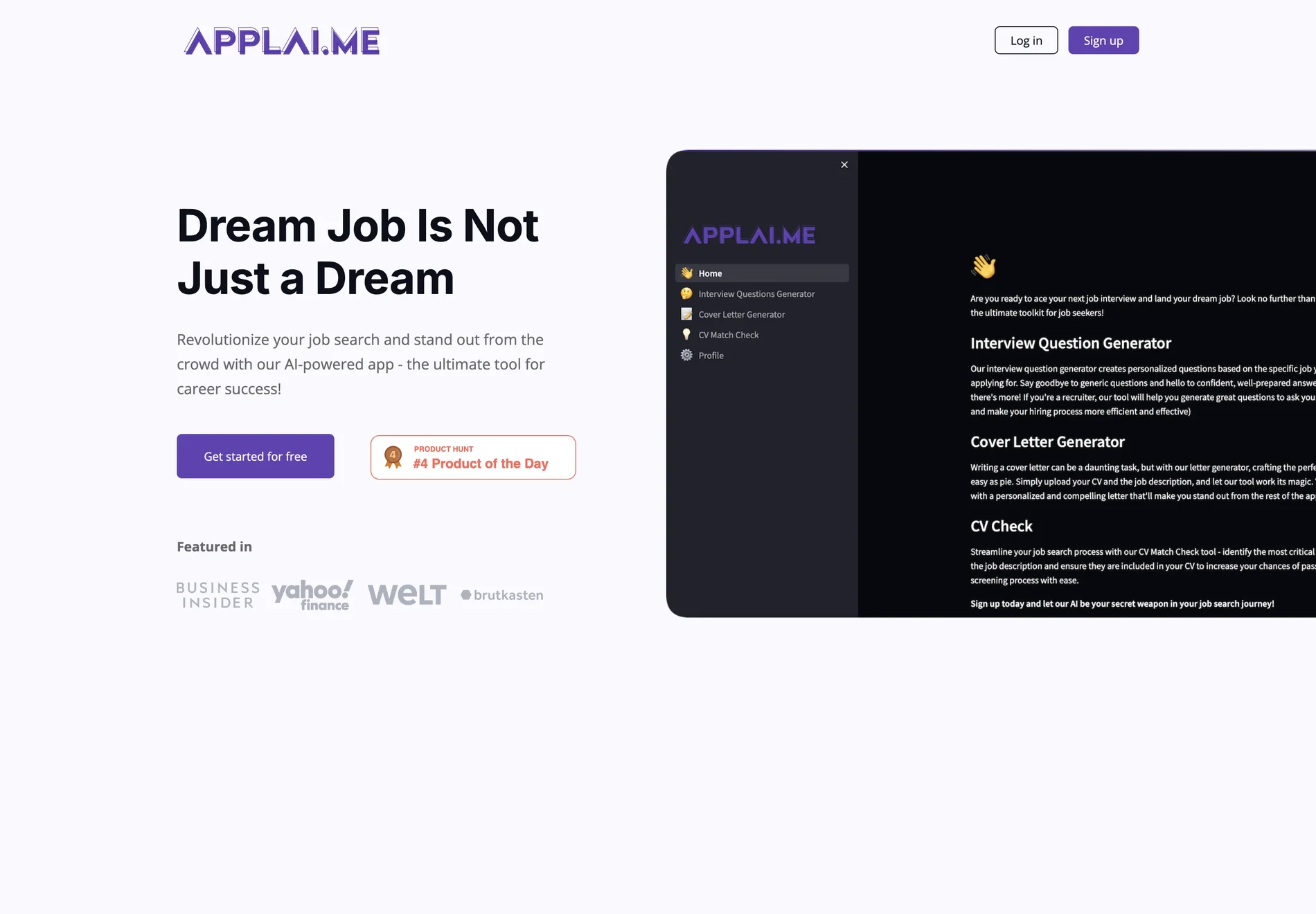 Revolutionize Your Job Search with applai.me