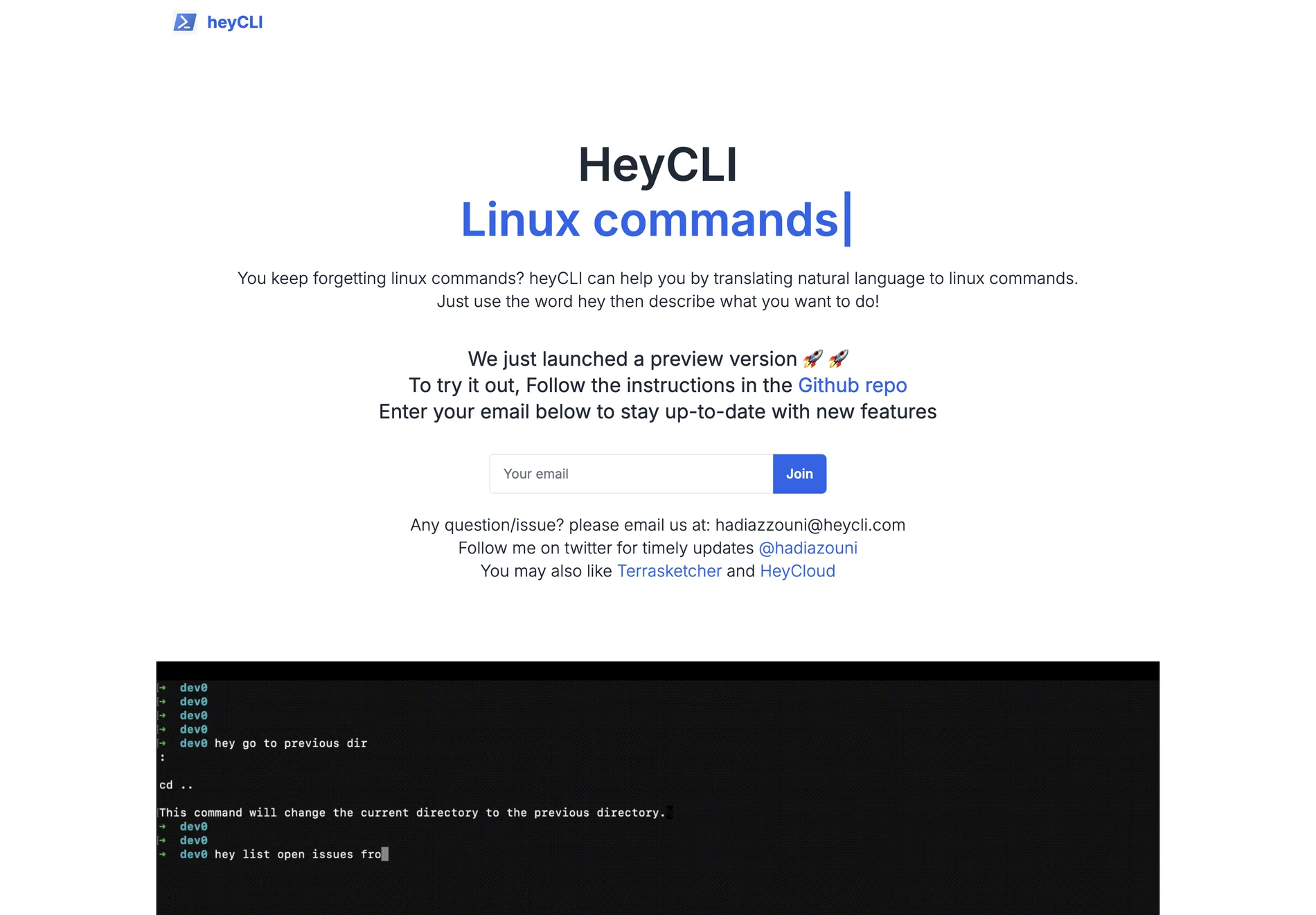 heyCLI: Your Personal Linux Command Assistant