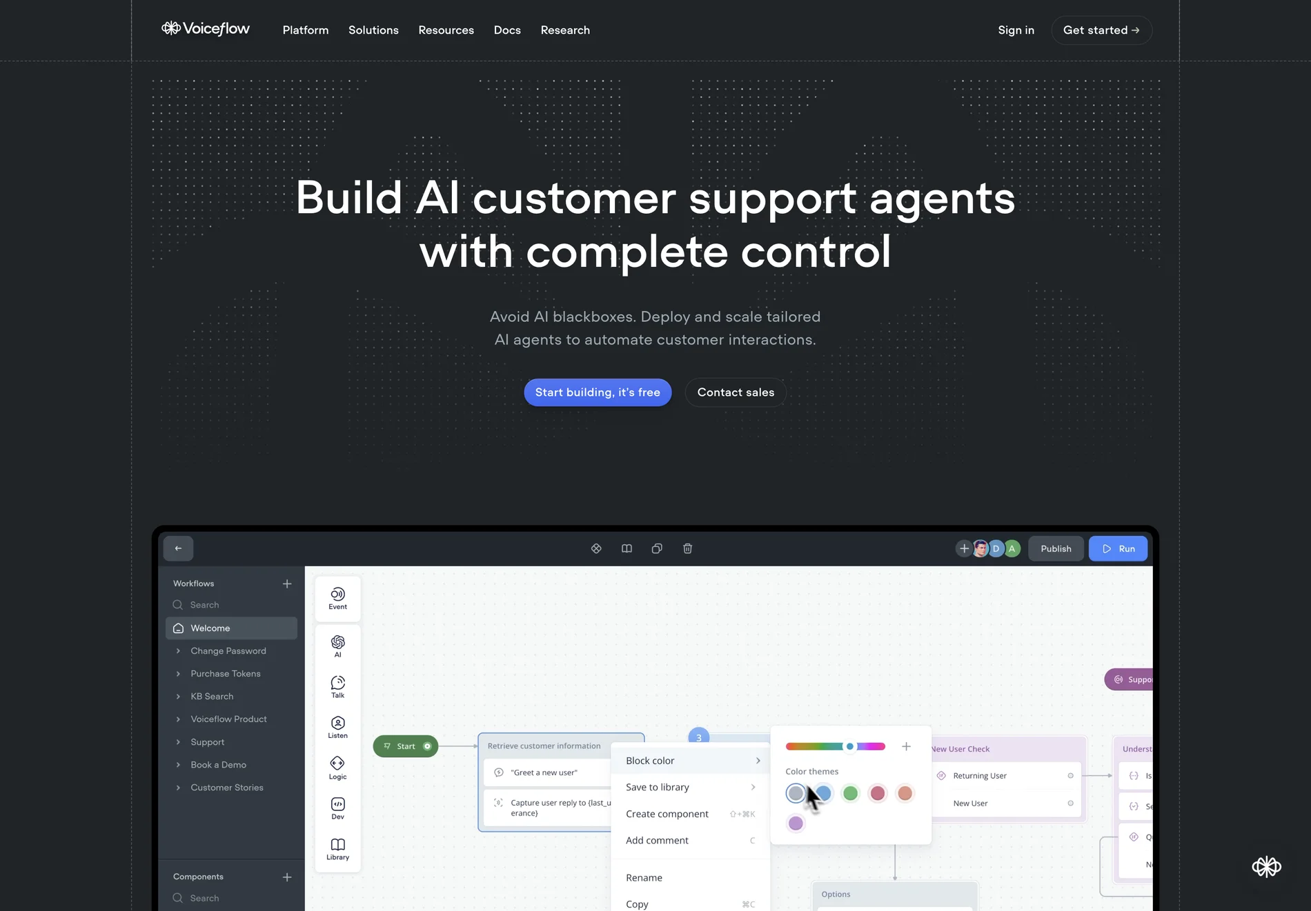 Voiceflow: Build and Deploy AI Customer Experiences