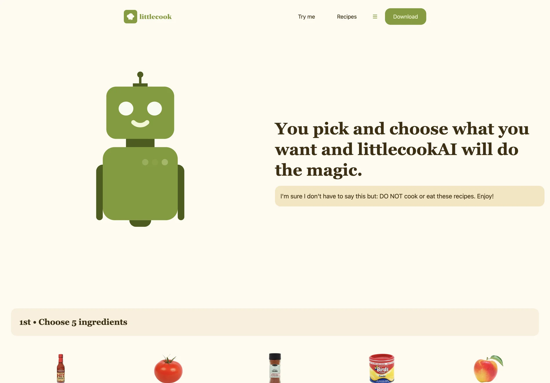 littlecookAI: Personalized AI-Powered Recipe Generator