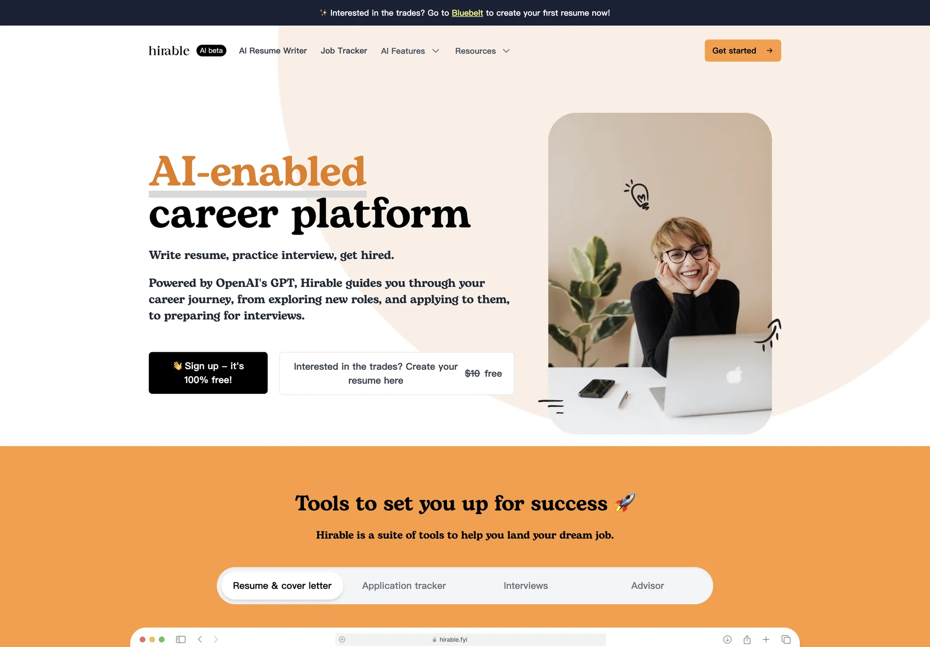 Hirable | AI-Powered Career Platform for Job Seekers