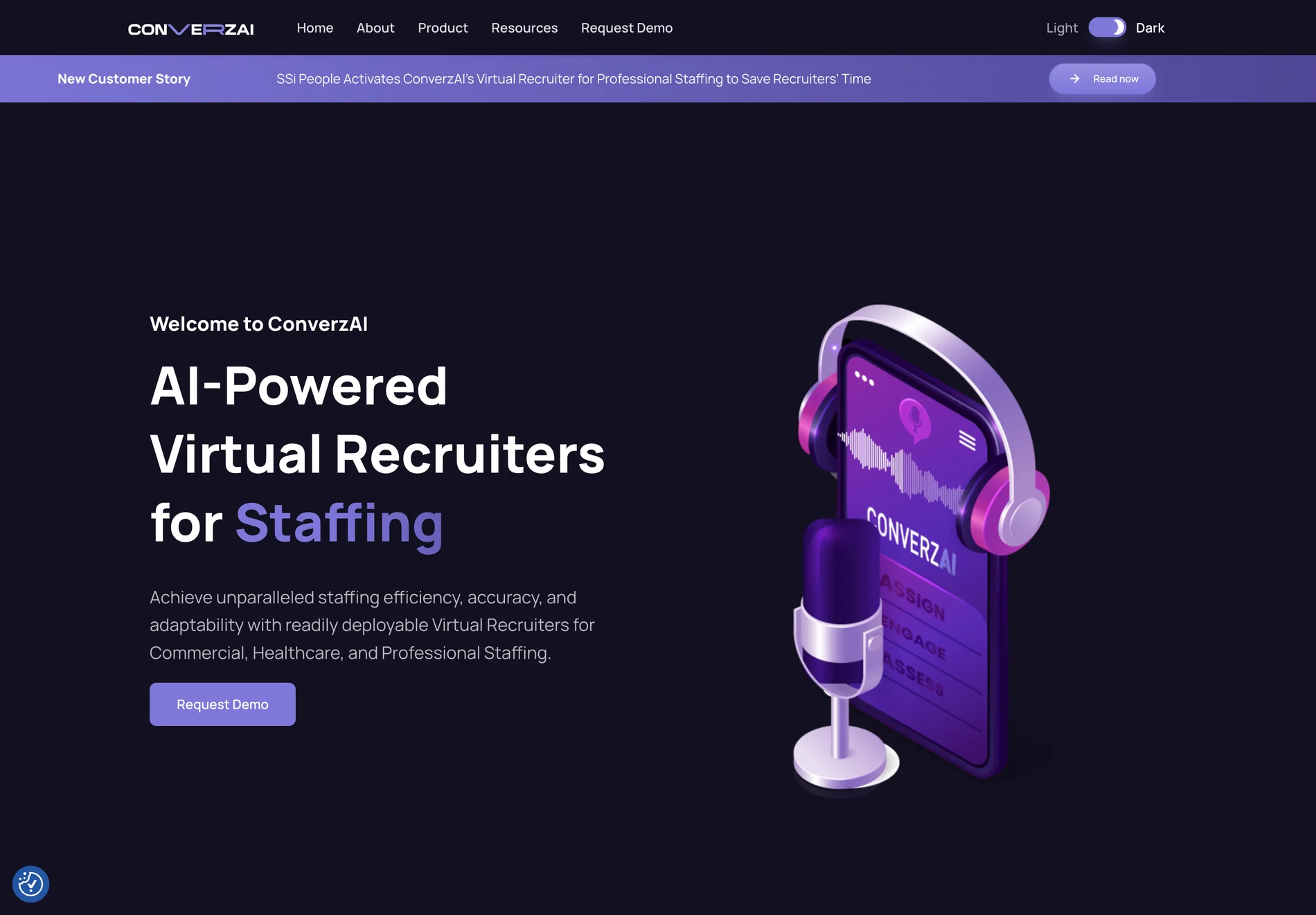 Welcome to ConverzAI - AI-Powered Recruiters for Staffing