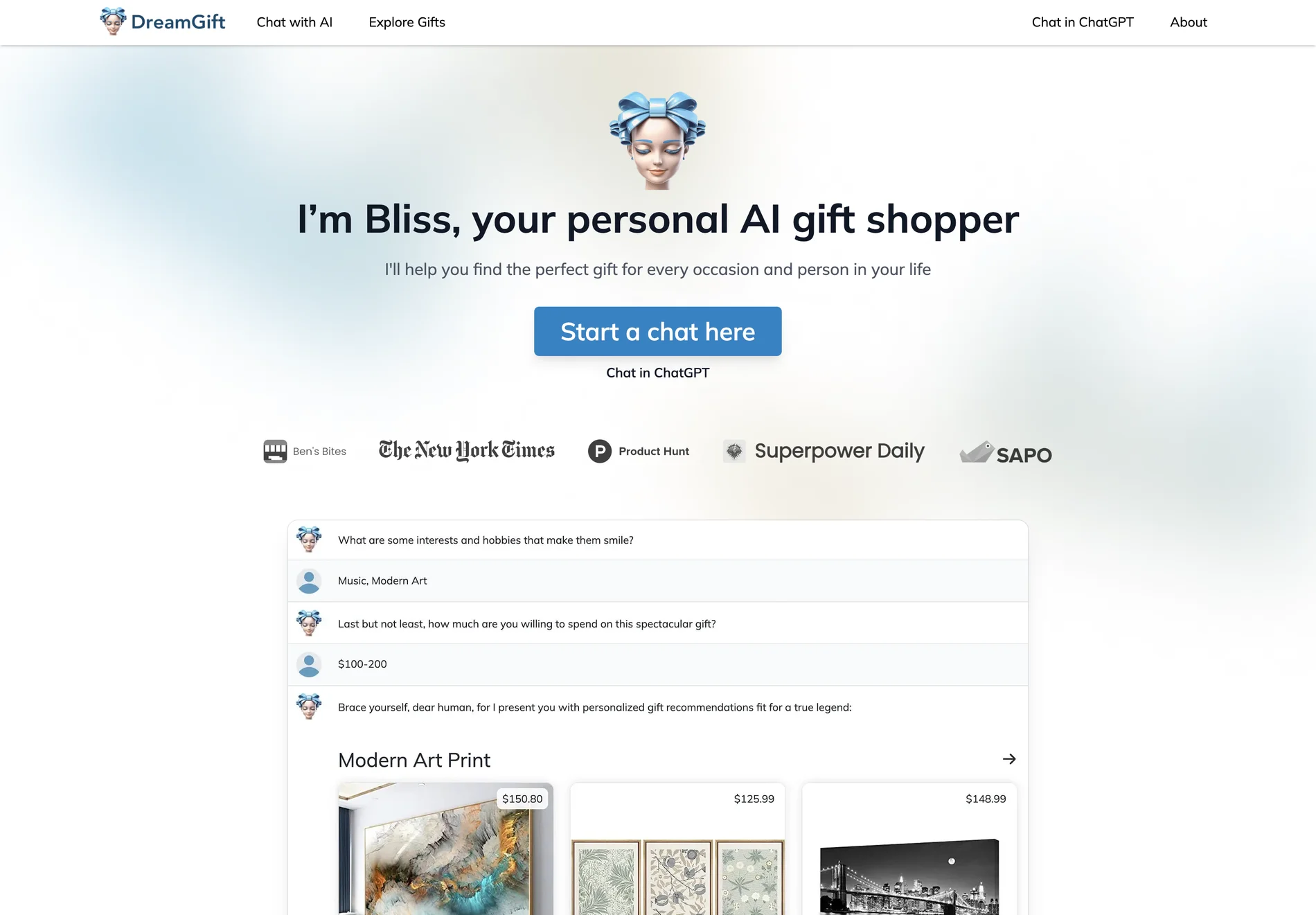 DreamGift: AI-Powered Personalized Gift Shopping