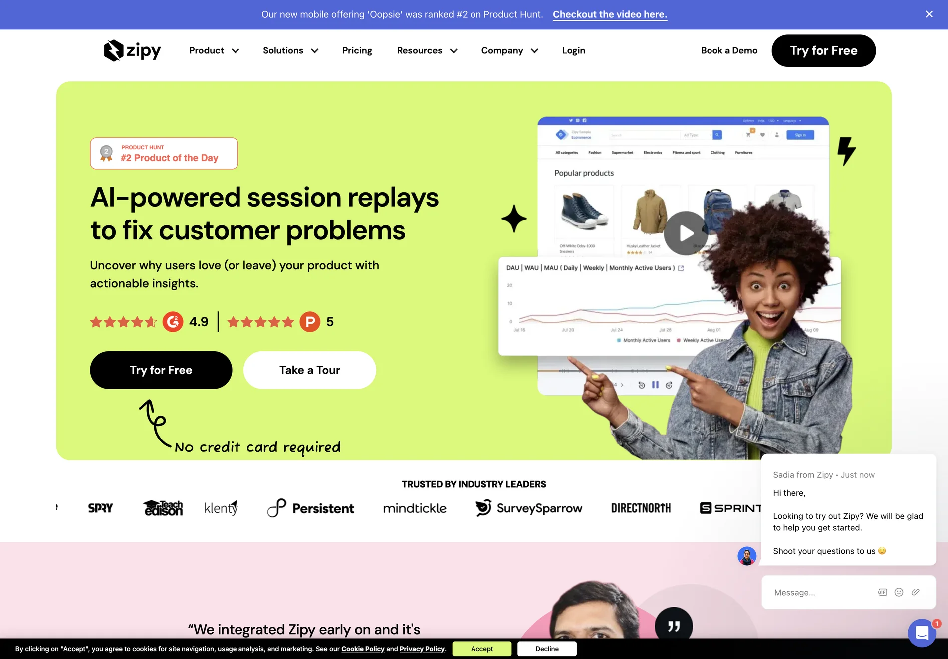 Zipy: Revolutionizing User Experience with AI-Powered Session Replays, Error Tracking & Analytics