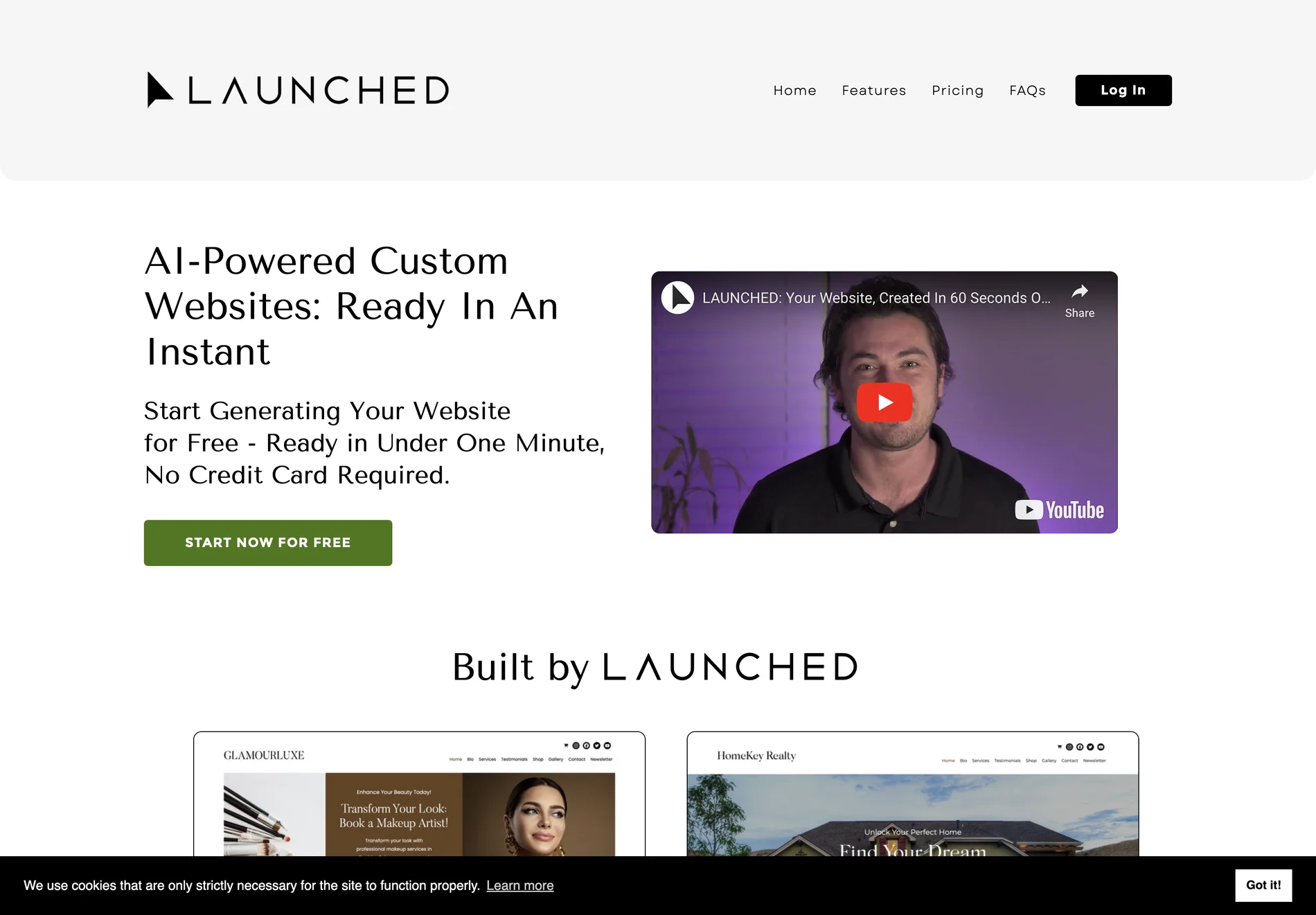 LaUNCHED: Build AI-Powered Websites in Minutes