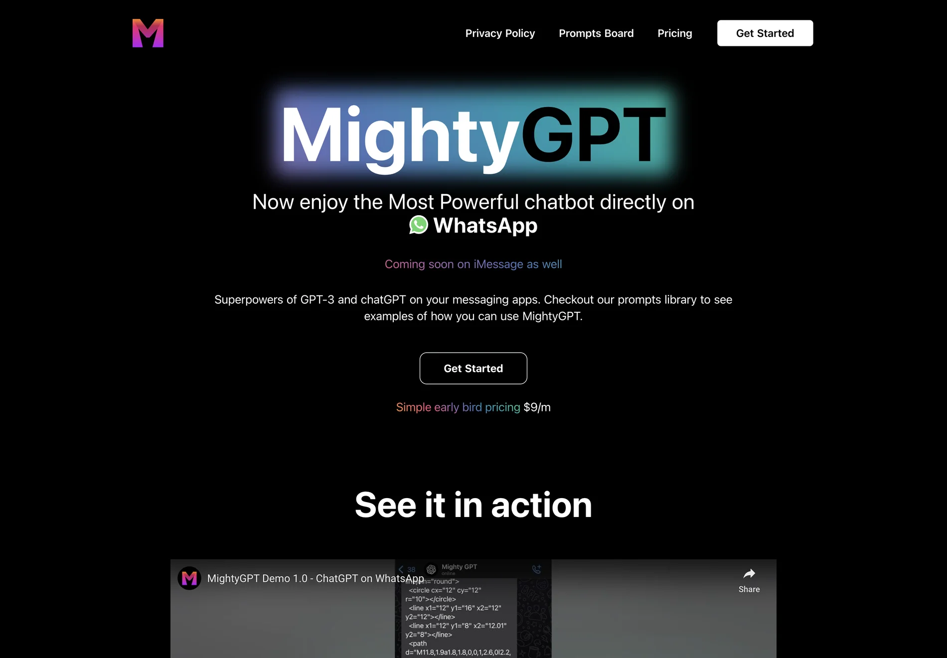 MightyGPT - ChatGPT on Whatsapp