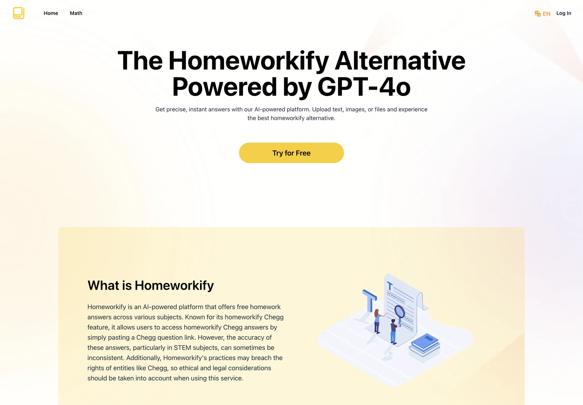 Homeworkify.im: The GPT-4o Powered Homeworkify Alternative