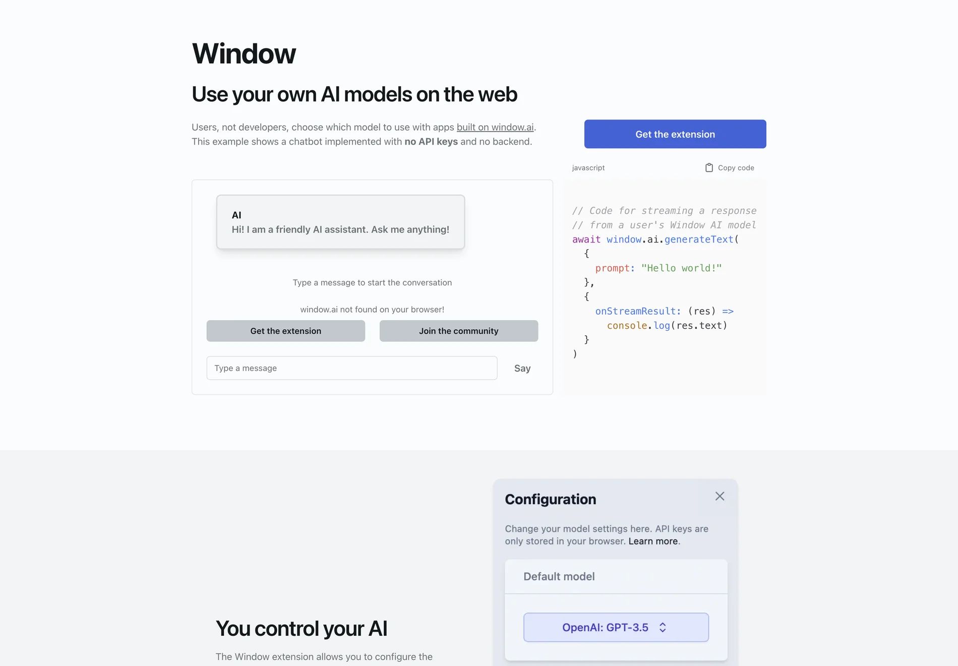 Window.ai: Revolutionizing AI Model Selection and Usage