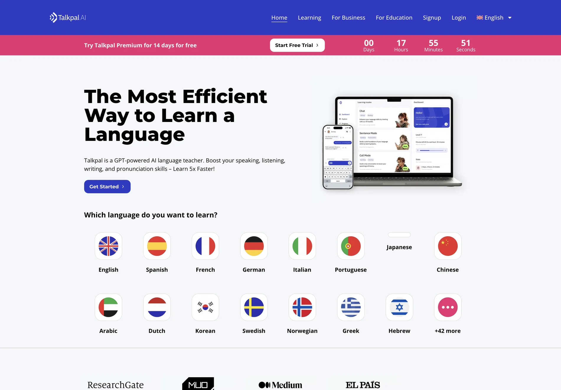 AI Language Teacher - Talkpal: Learn Languages 5x Faster