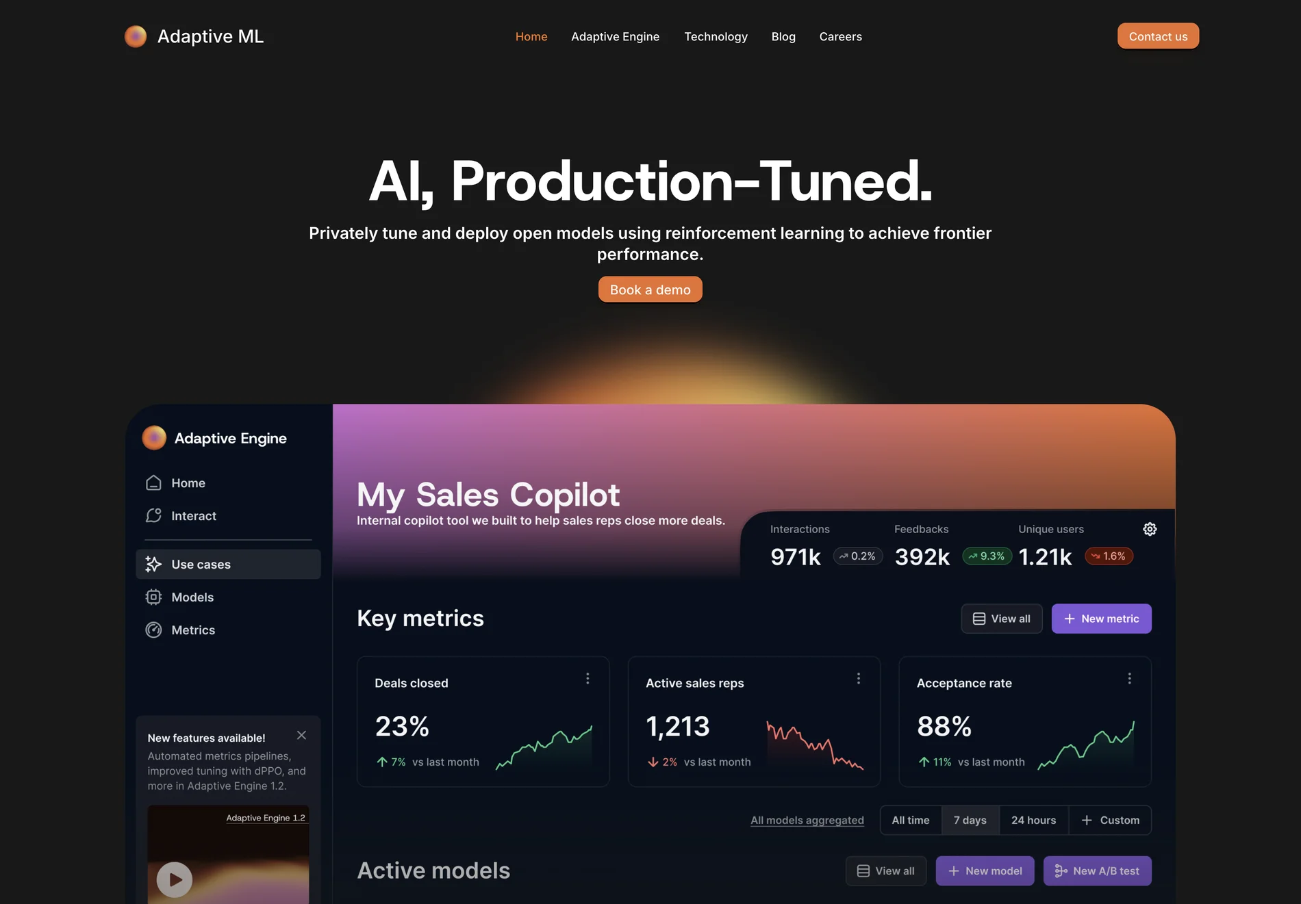 Adaptive ML: Revolutionizing AI Deployment with Privacy and Performance