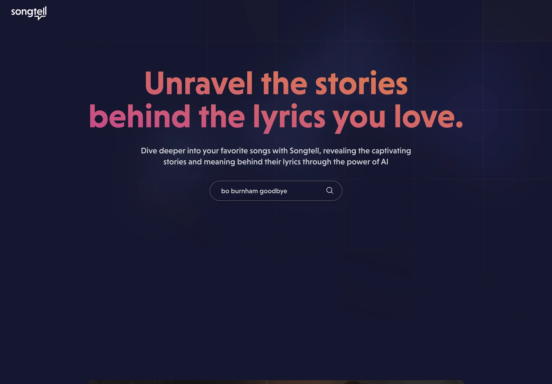 Songtell: Discover the Stories and Meanings Behind Your Favorite Song Lyrics