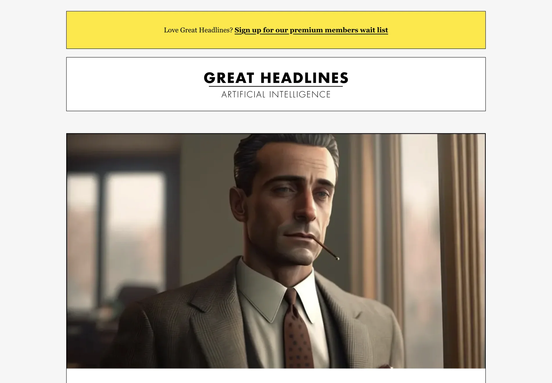 Great Headlines: AI-Powered Headline Generator for Marketers