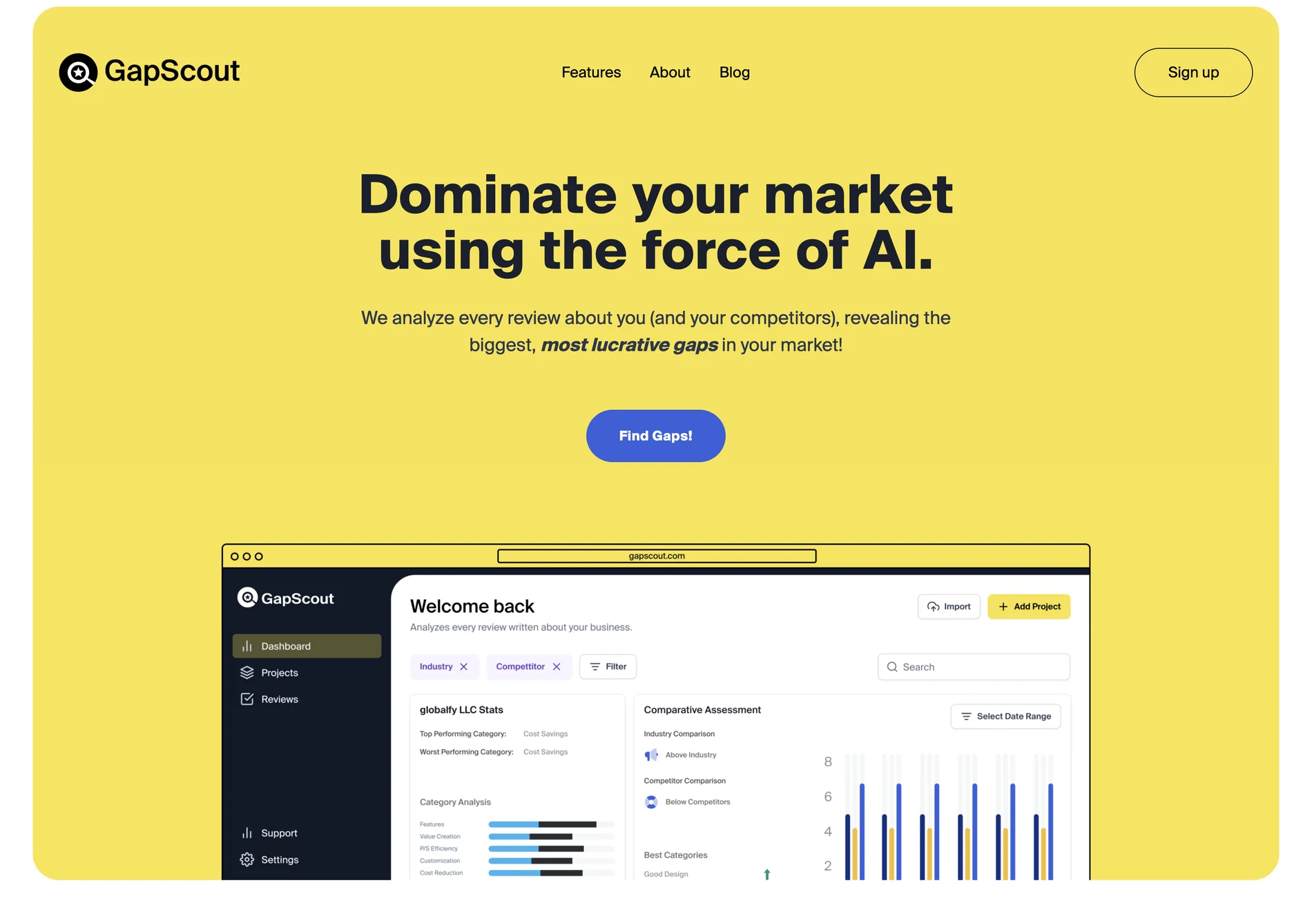 GapScout - Best Market Research Software