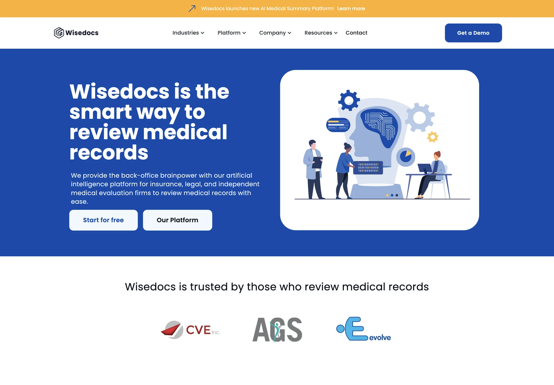 Wisedocs: AI-Powered Medical Record Reviews for Insurance and Legal Firms