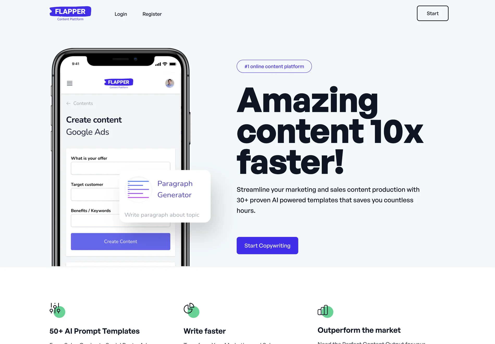 Flapper.ai: AI-Powered Content Platform for Marketing and Sales