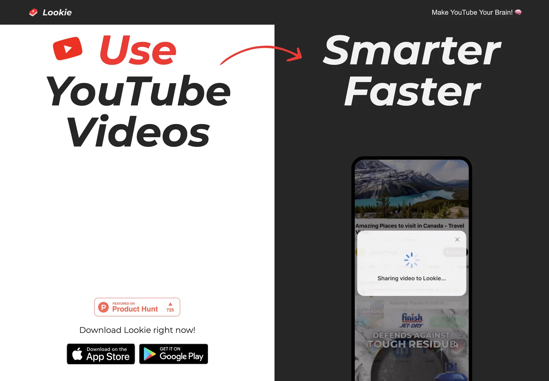 Lookie: YouTube AI - Make YouTube Your Brain 🧠