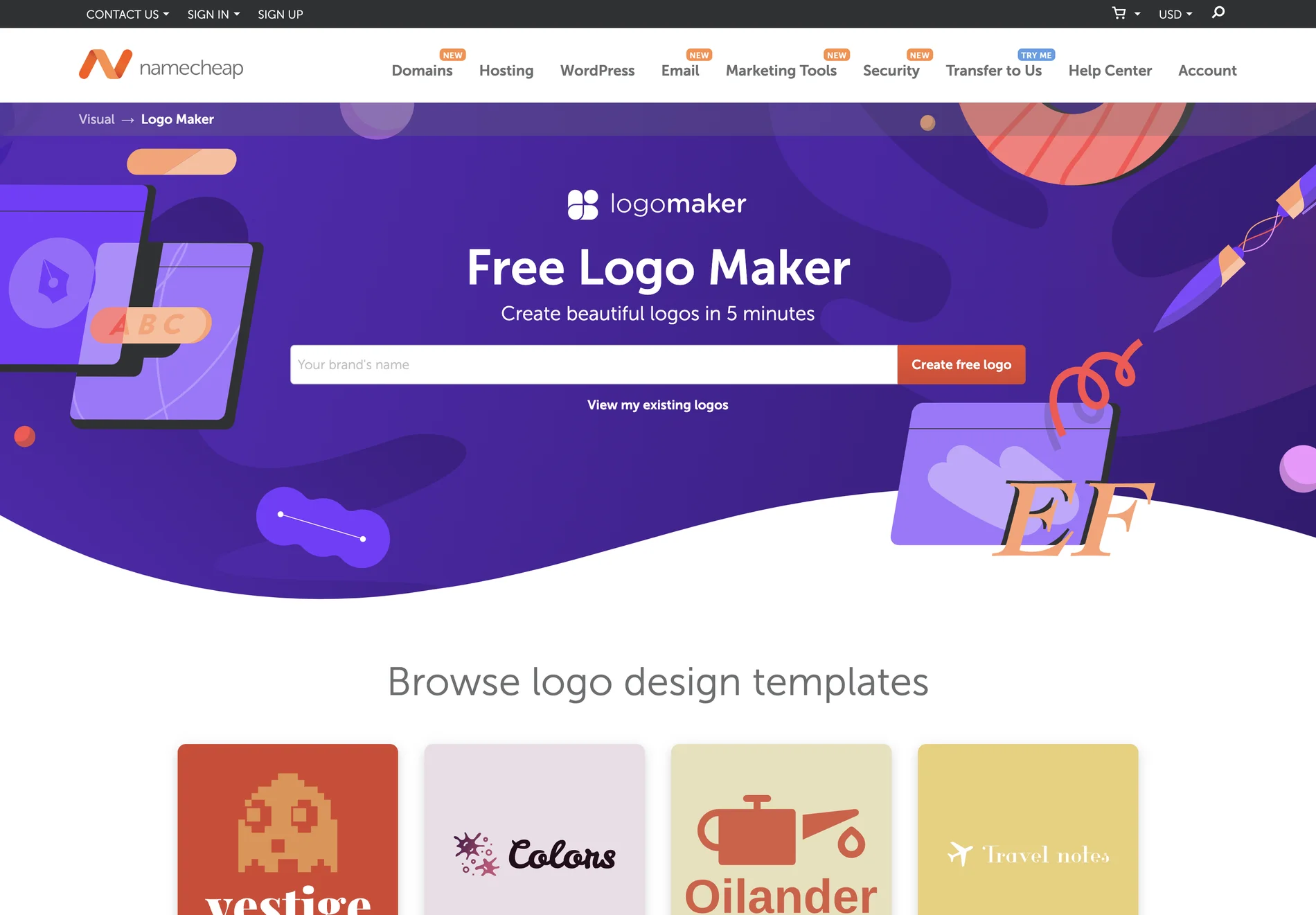 Namecheap Logo Maker: Create Professional Logos in Minutes