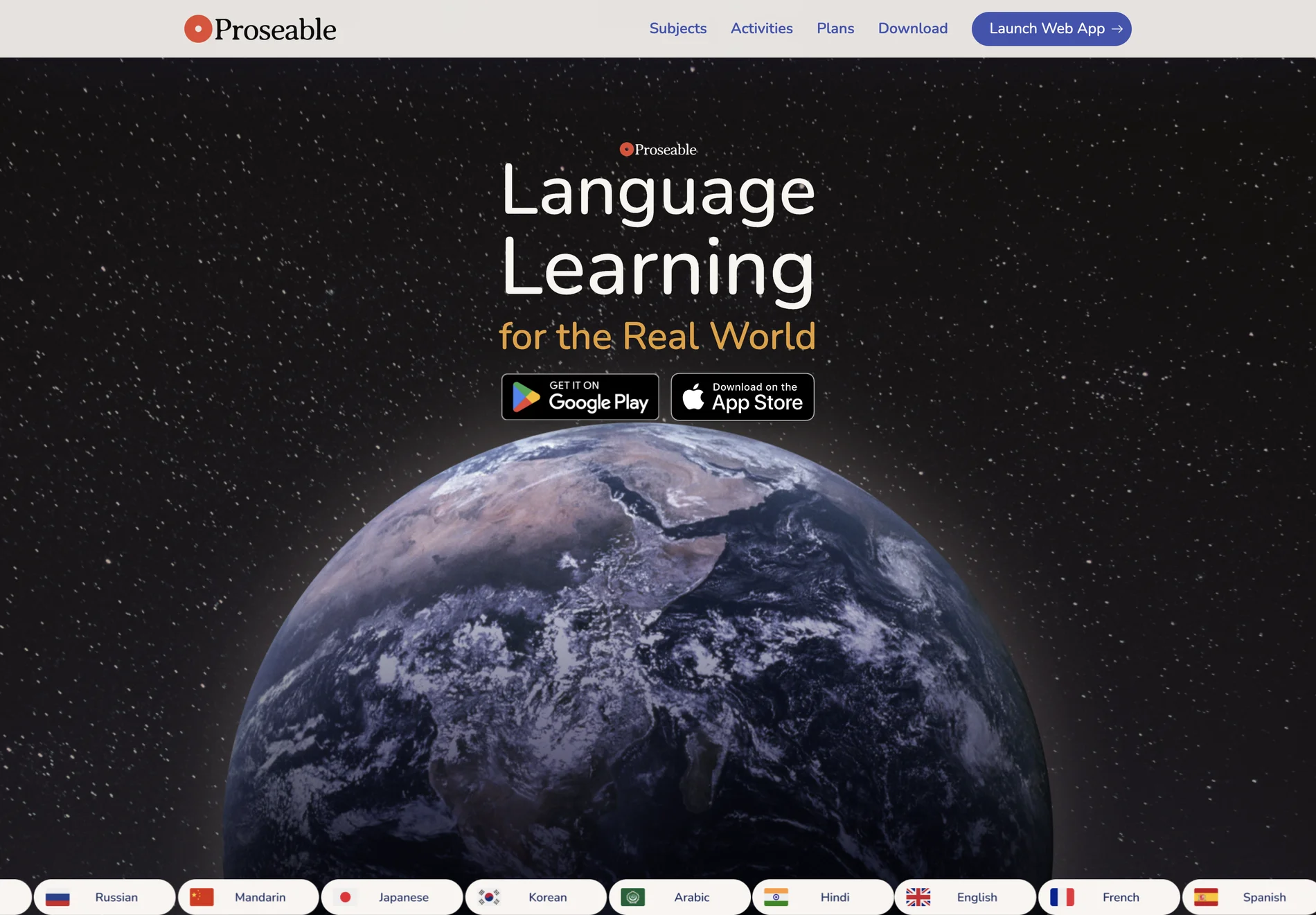 Proseable | Language Learning for the Real World