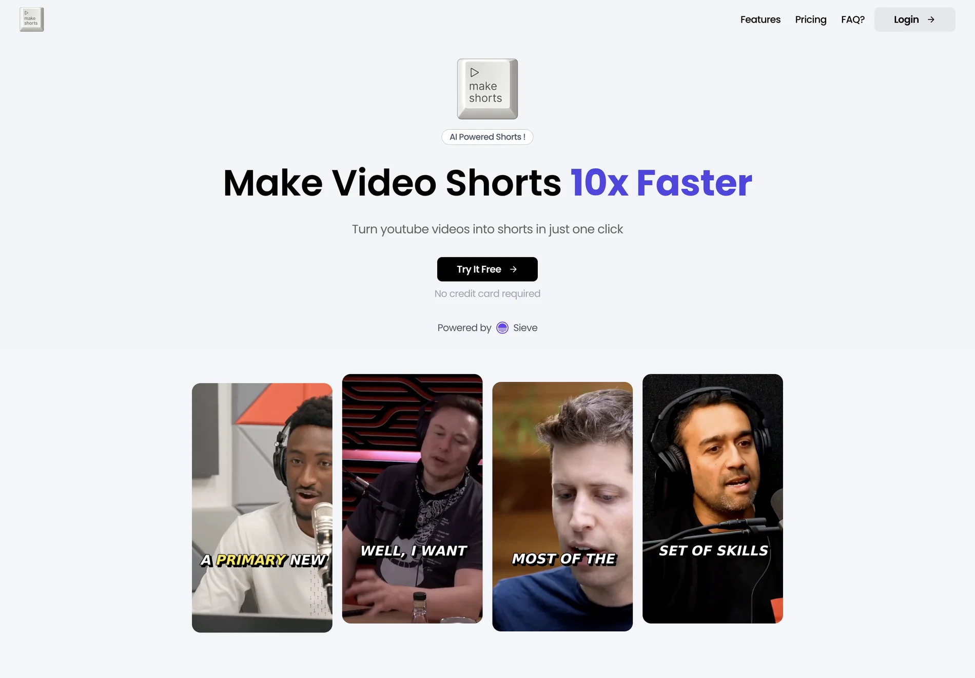 MakeShorts - AI Powered Shorts 🚀