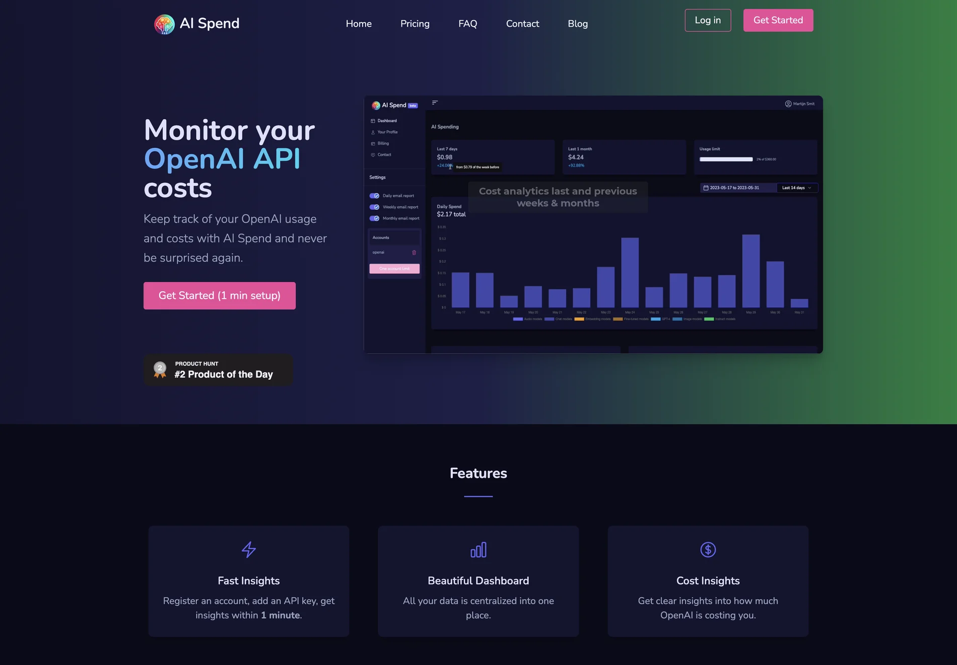 AI Spend - Monitor your AI costs and prevent surprises