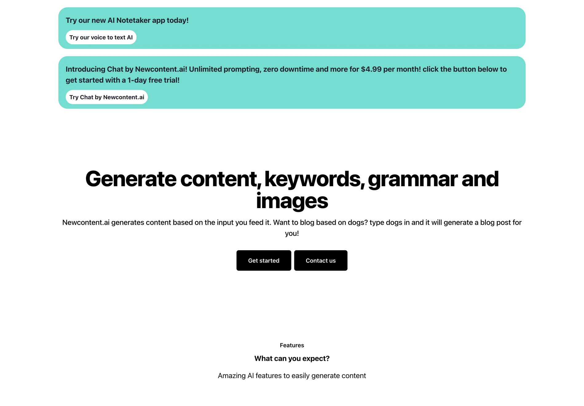 NewContent.ai - AI-Powered Content Generation Tool