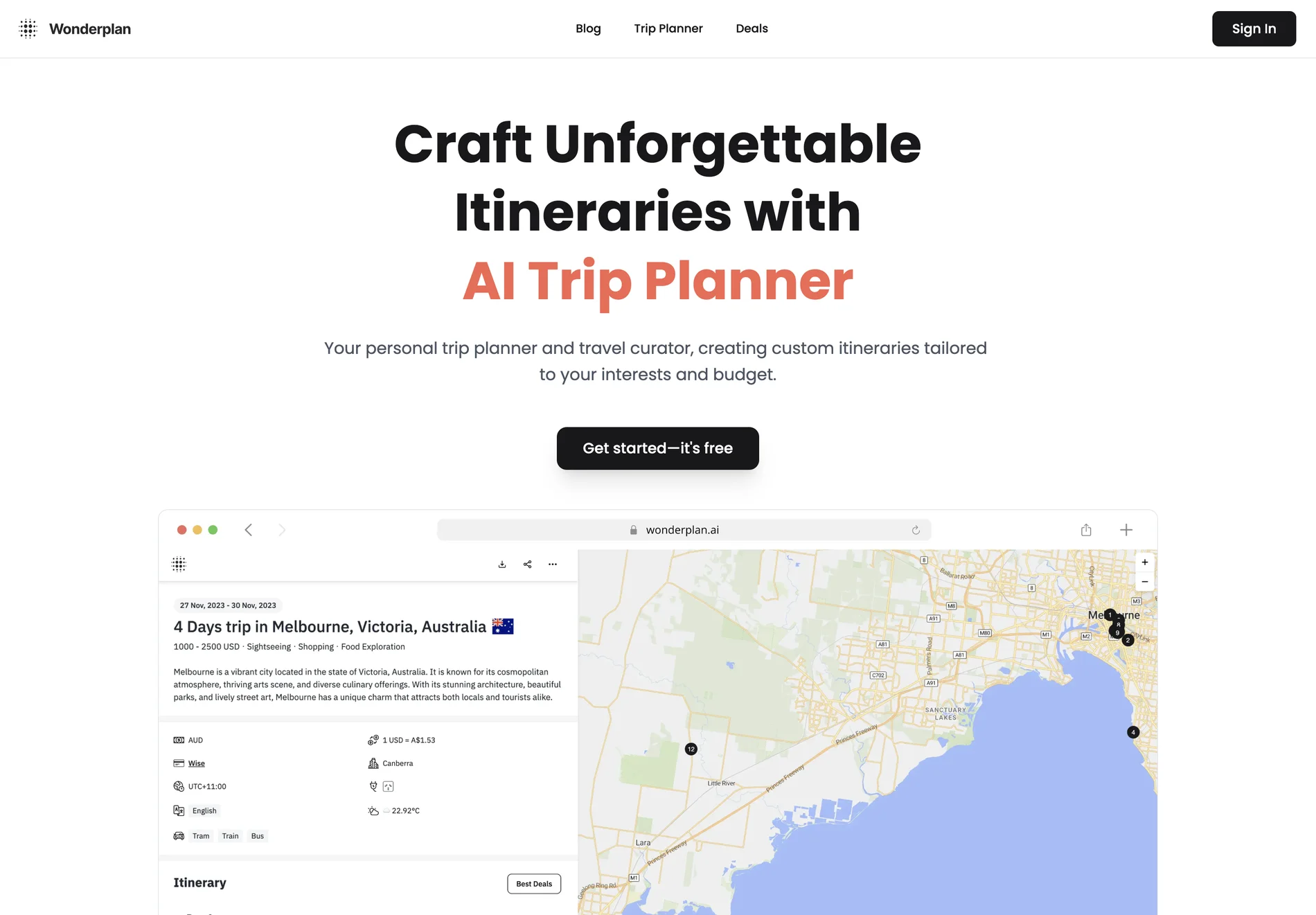 Wonderplan - Best AI Trip Planner, AI Travel Planner