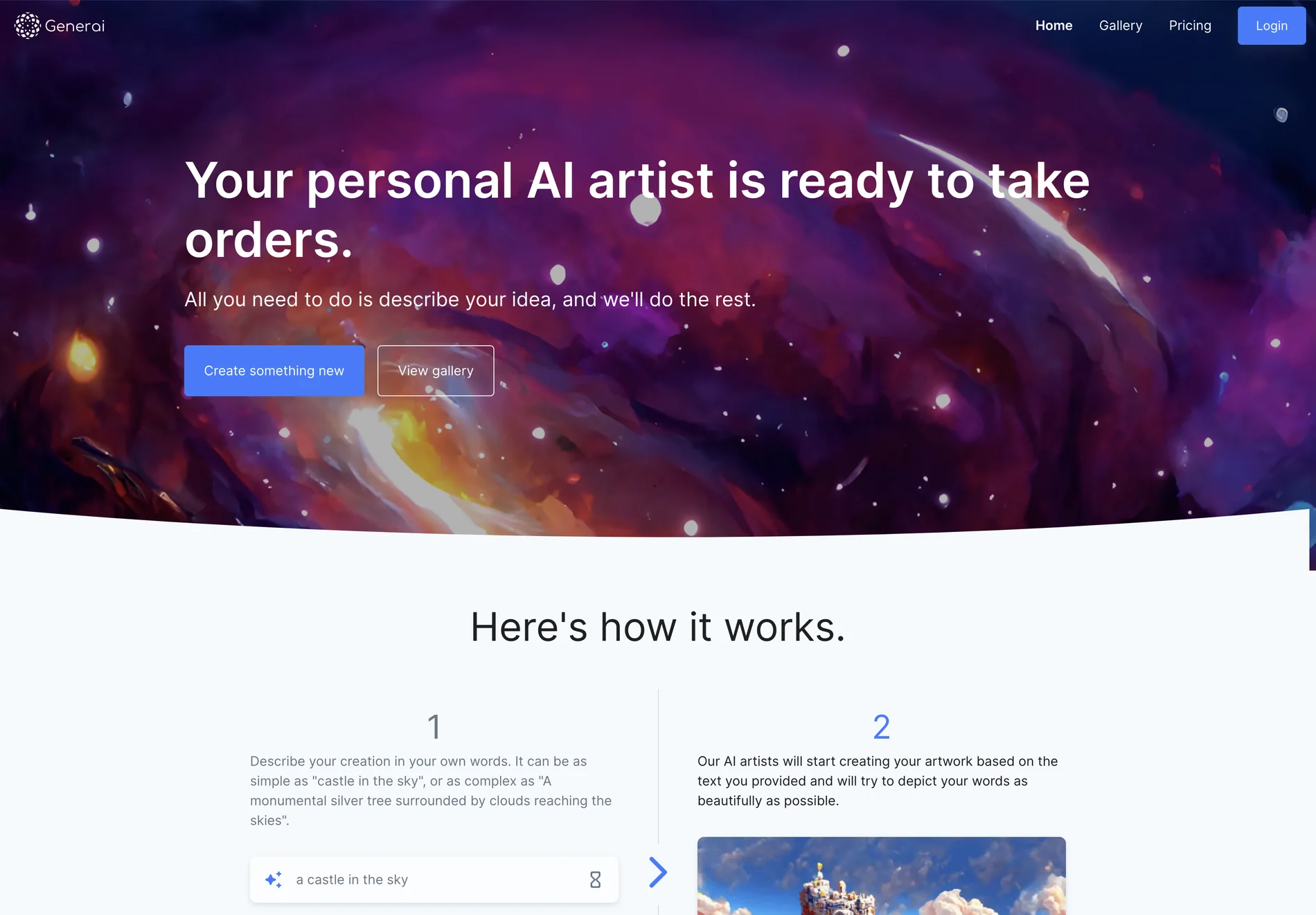 Generai: Create Personalized Artworks with AI