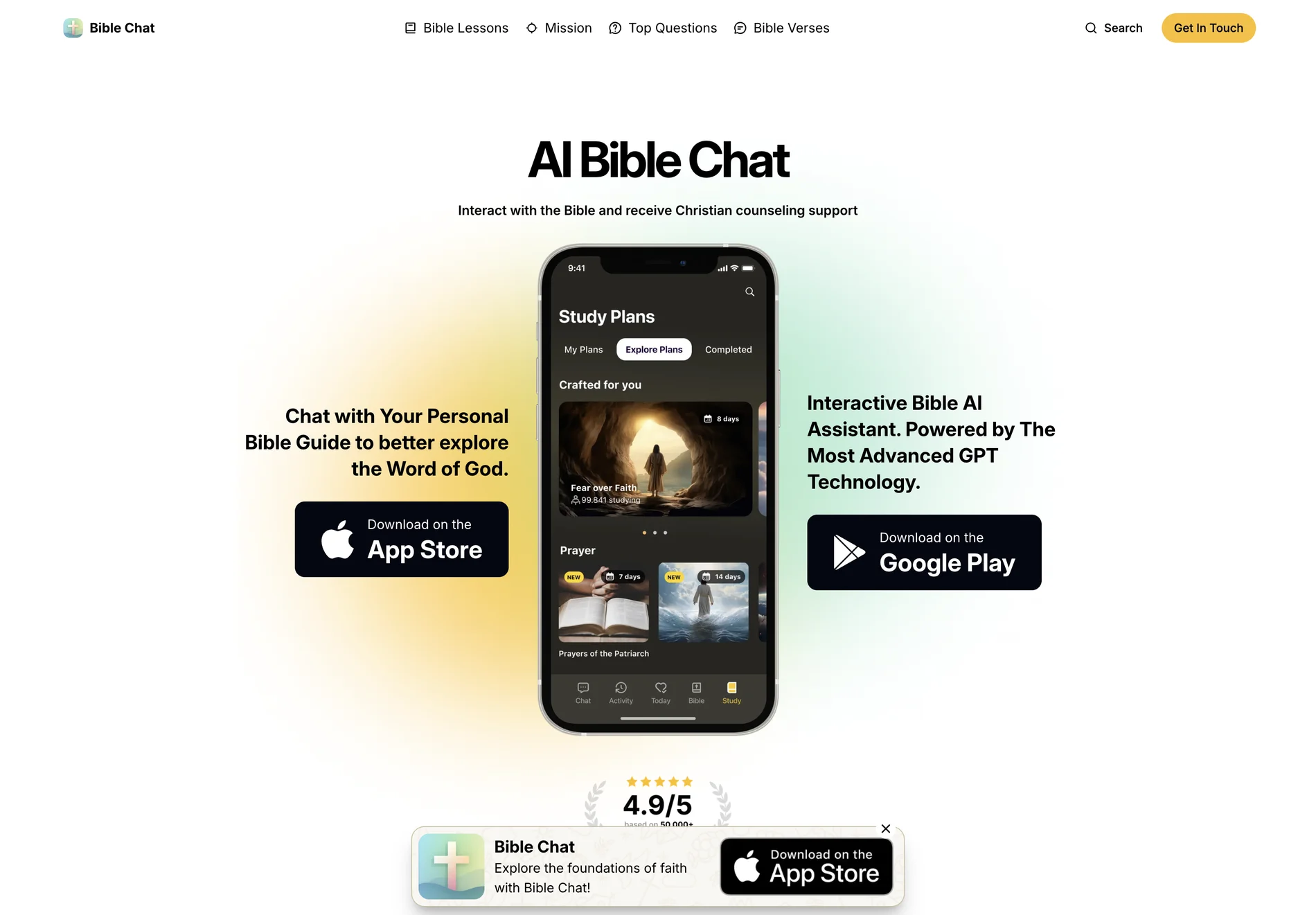 AI Bible Chat App: Receive Christian Counseling Support