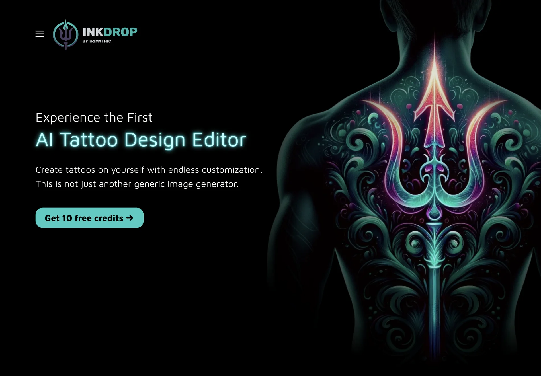 InkDrop AI Tattoo Generator: Personalized Tattoo Design with AI