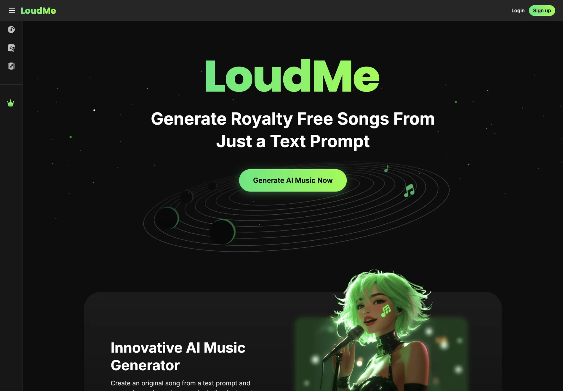 LoudMe: Create Original, Royalty-Free Songs with AI