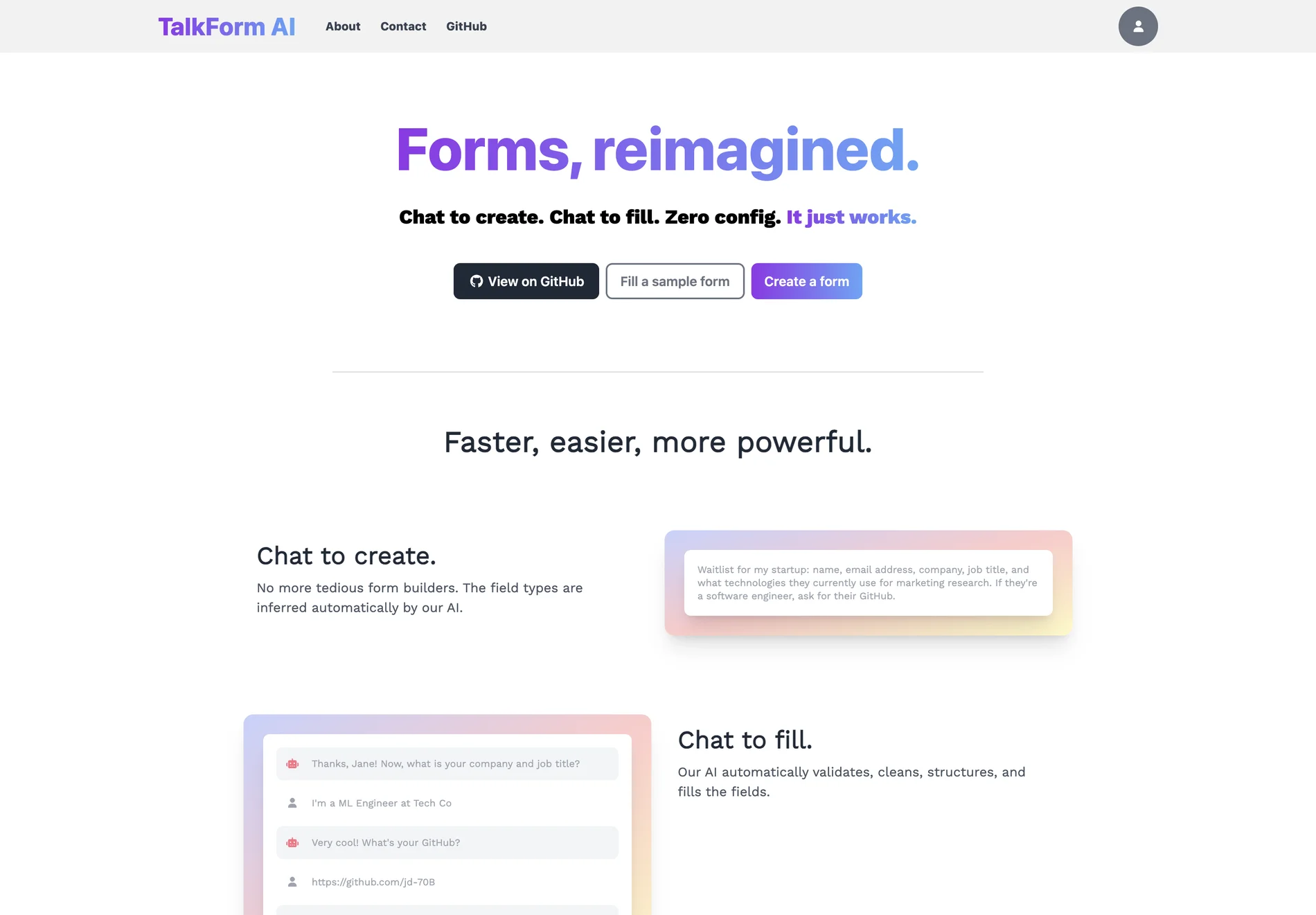 TalkForm AI: Simplifying Form Creation and Filling with AI