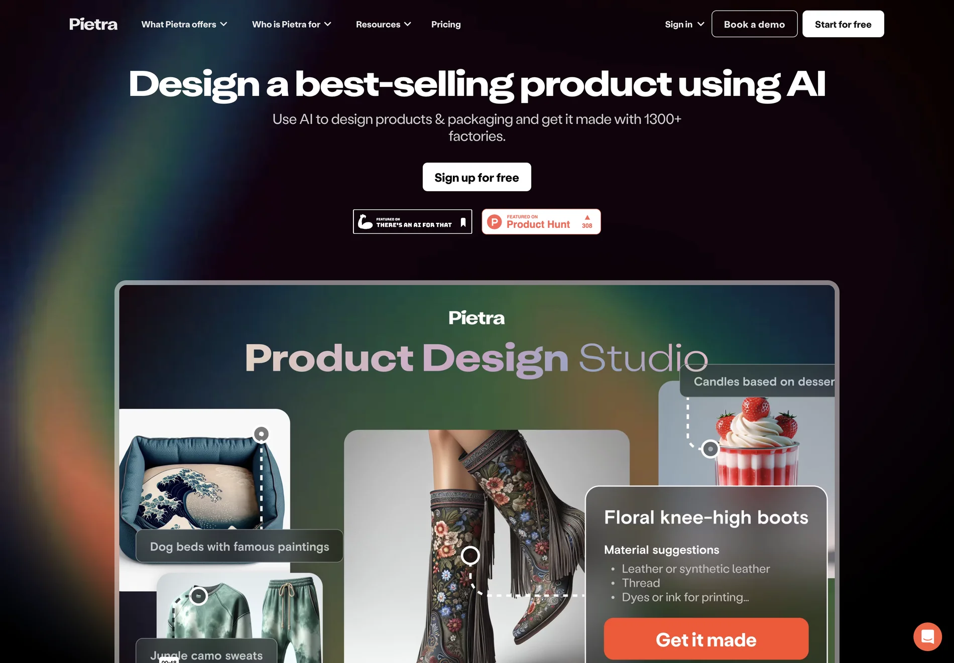 Product Design Studio | Pietra: Revolutionizing Brand Creation with AI