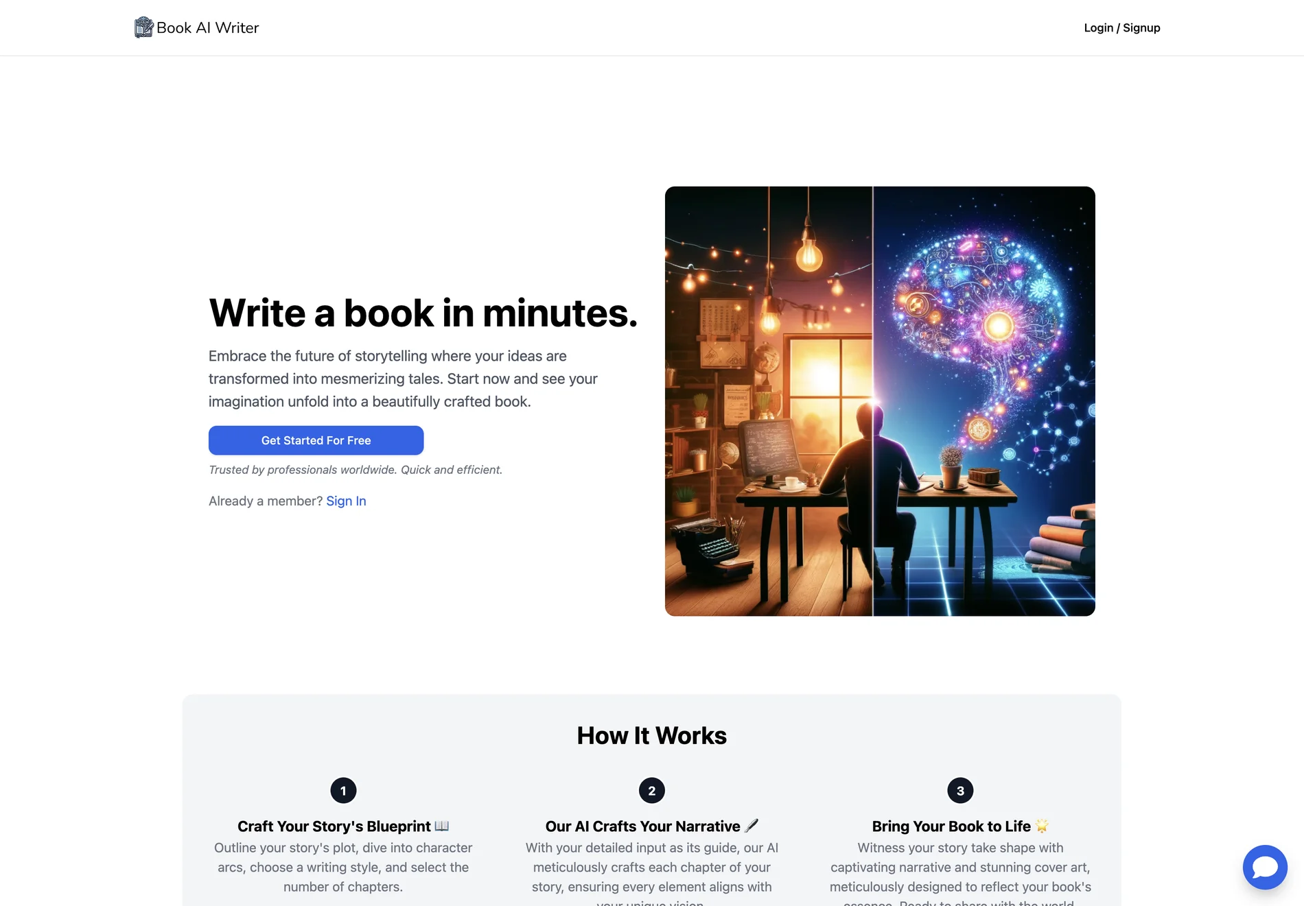 BookAIWriter.com - Revolutionize Your Writing with AI | Create Books & Stunning Covers Effortlessly