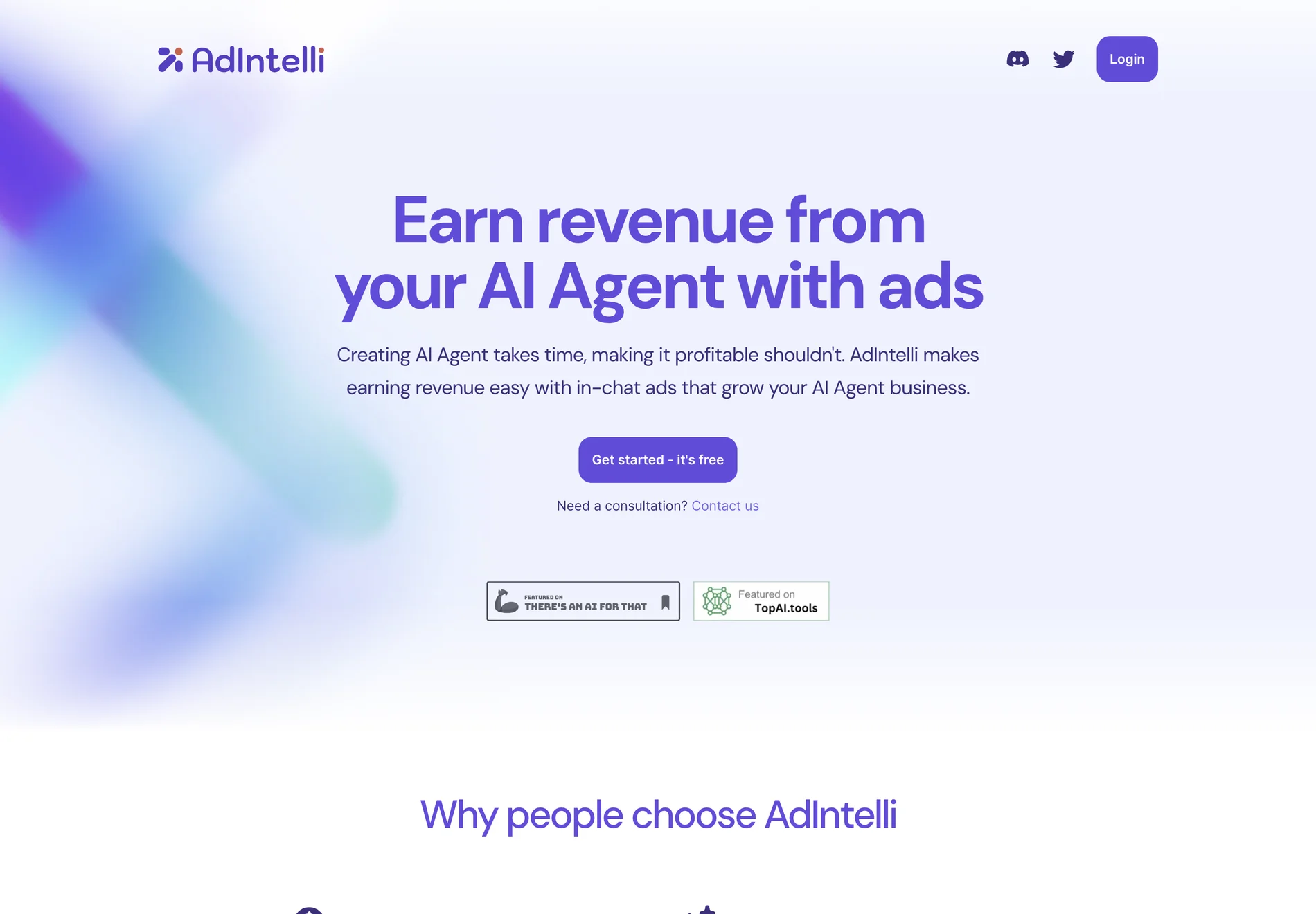 AdIntelli: Monetize Your AI Agent with In-Chat Ads