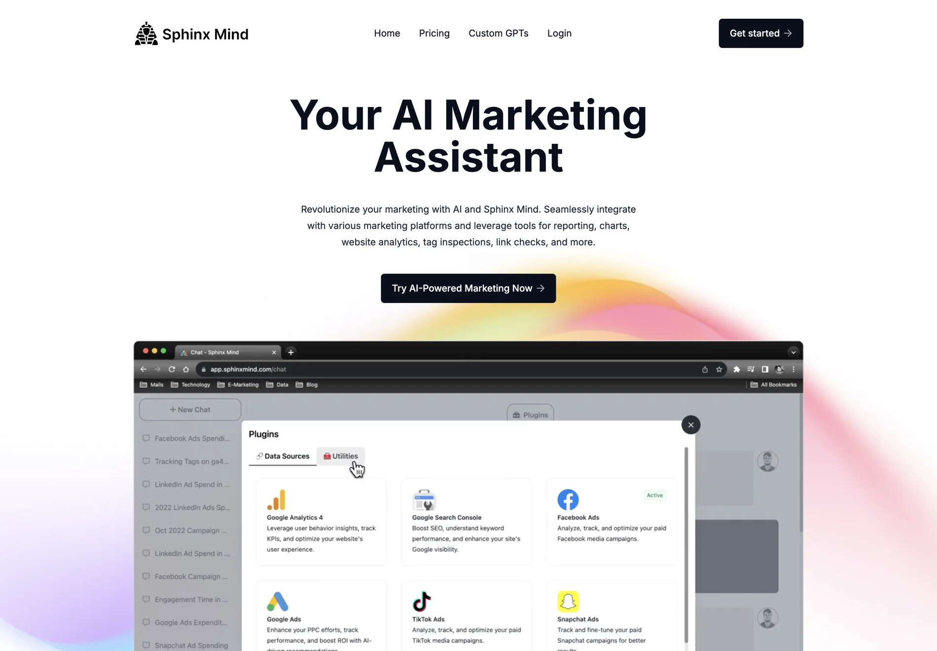 Sphinx Mind - Revolutionize Your Marketing with AI