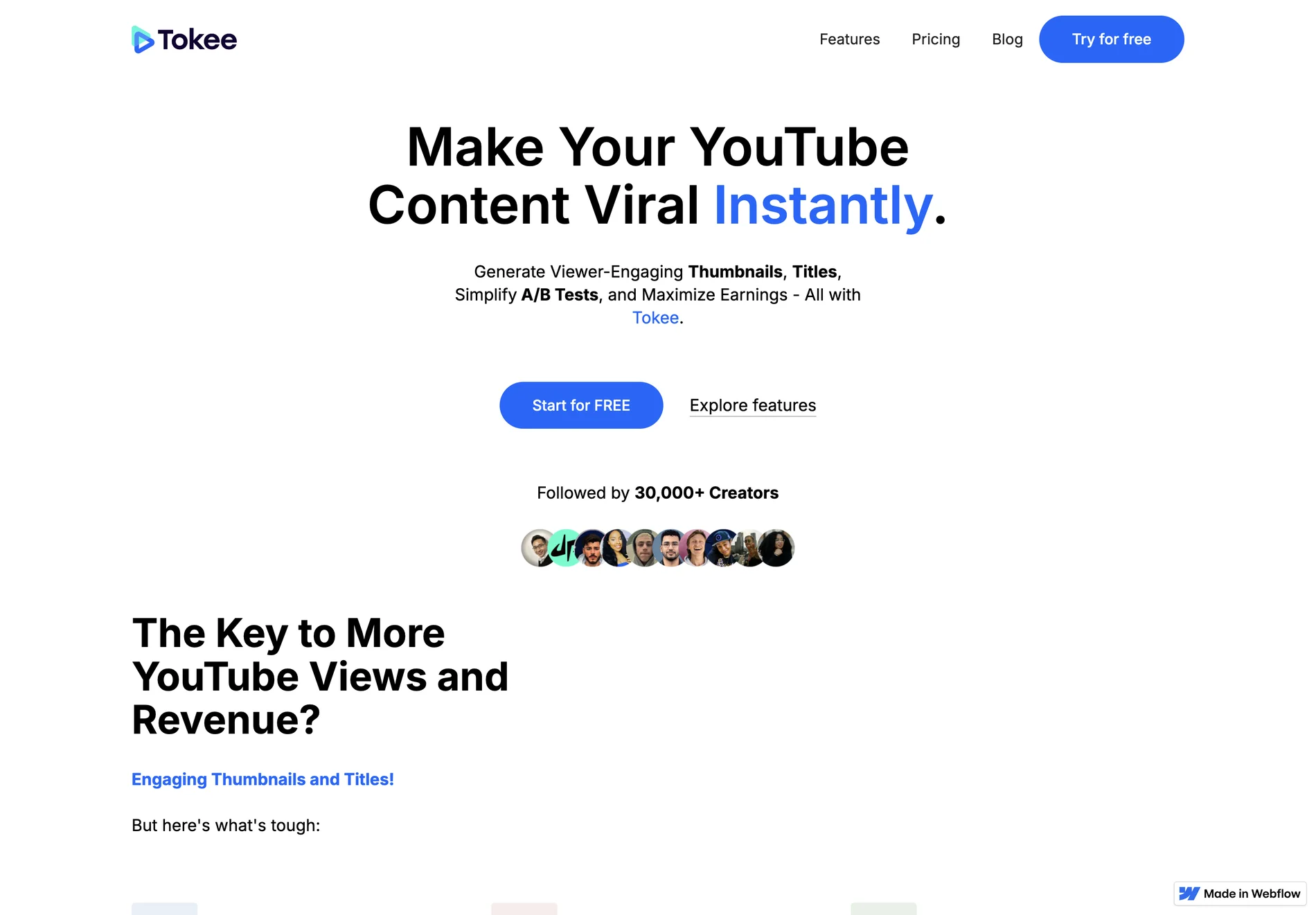 Tokee: Instant Viral Growth for YouTube Videos