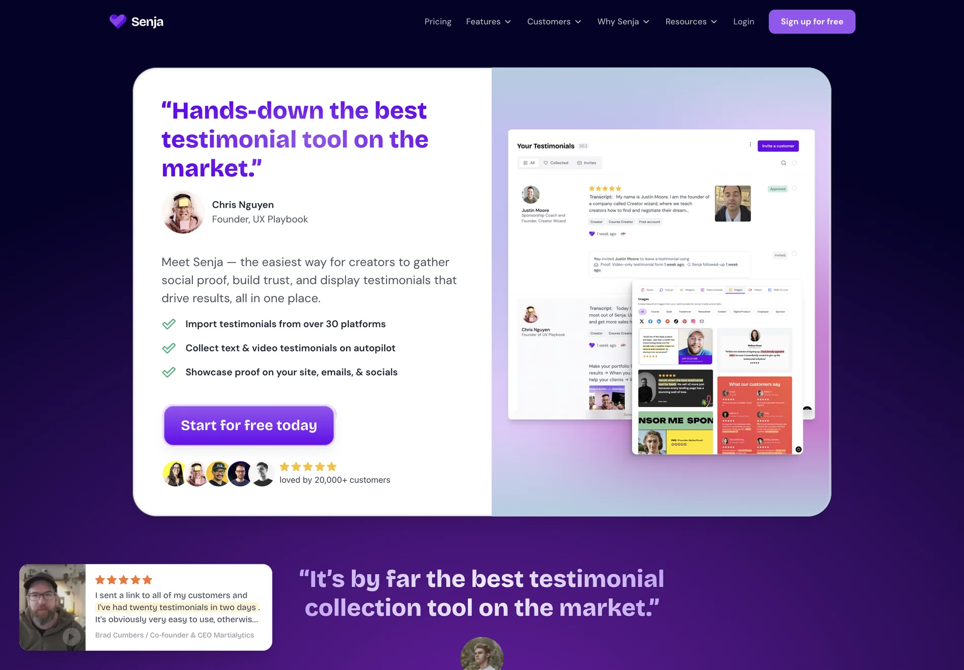 Senja: The Easiest Way to Collect, Manage, and Share Testimonials