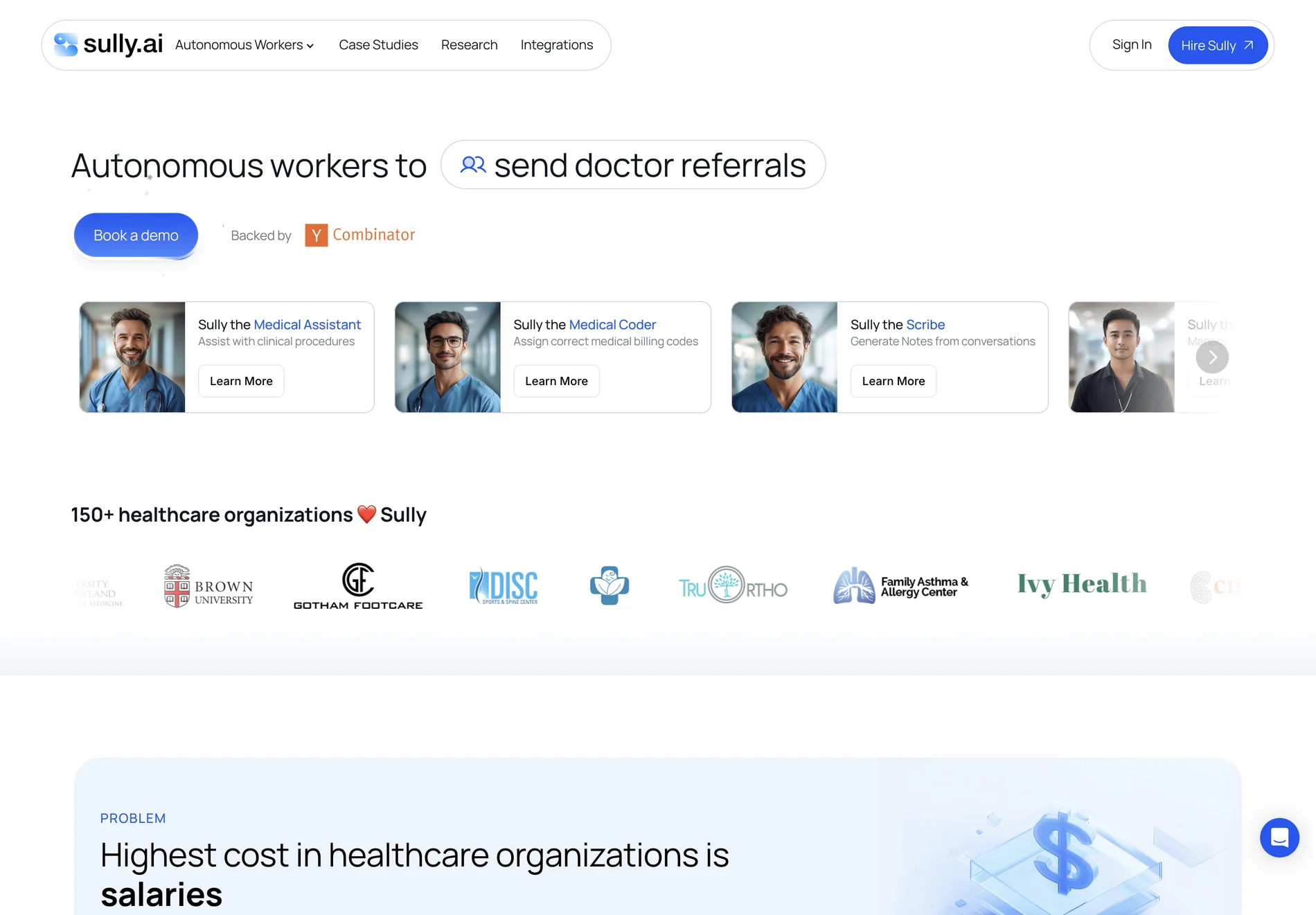 Sully.ai - AI Medical Employees for Healthcare