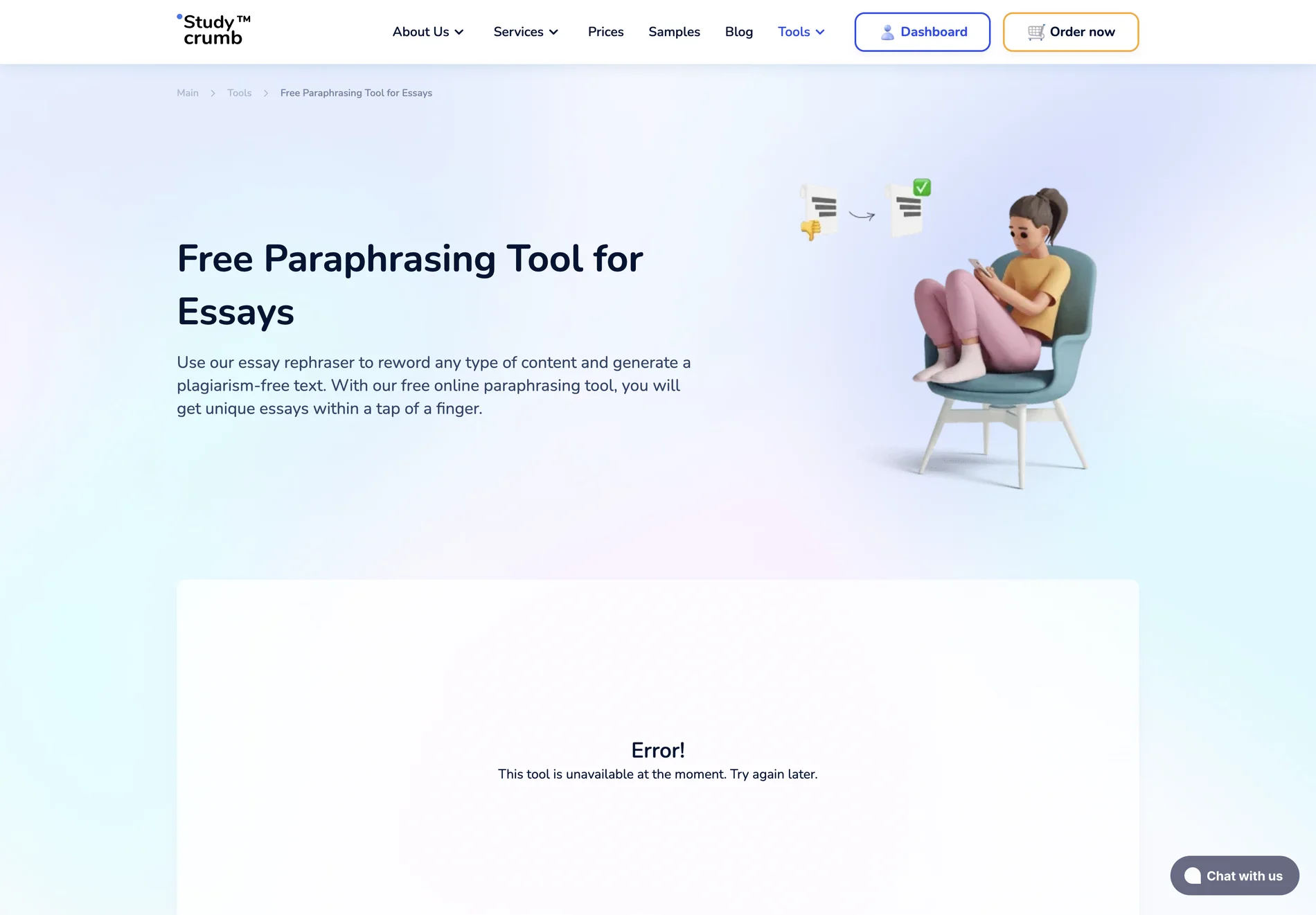 StudyCrumb: The Ultimate AI-Powered Paraphrasing Tool for Students