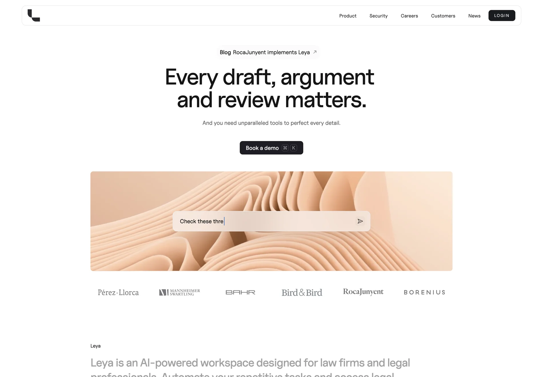 Leya: The Future of Legal Work Powered by AI