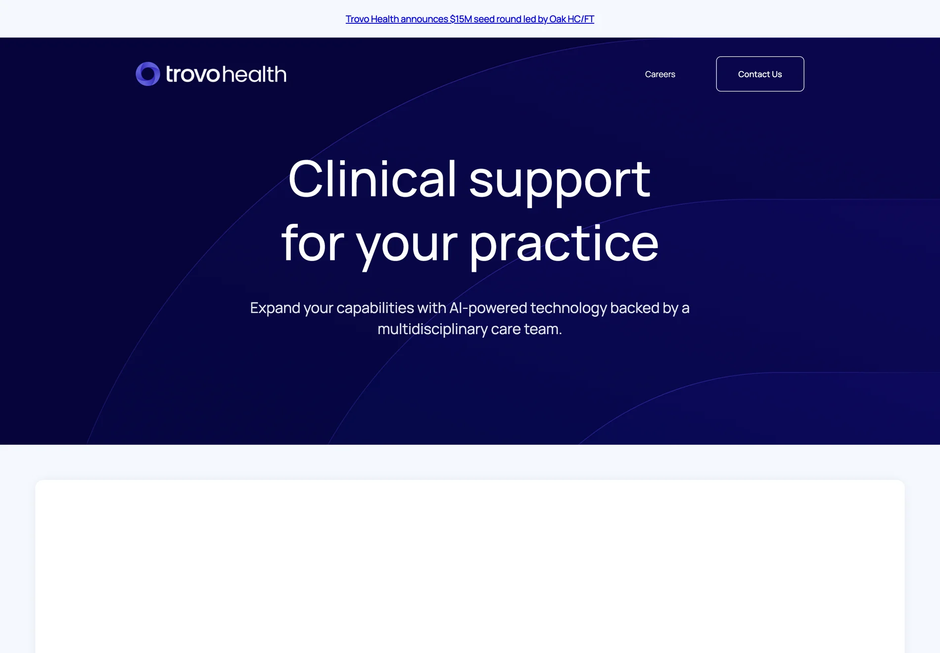 Trovo Health: Enhancing Clinical Support with AI