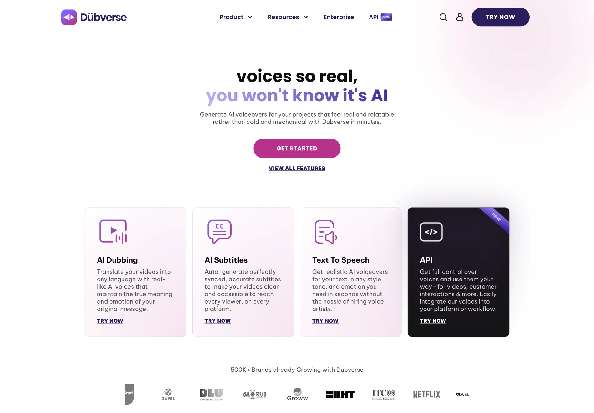 Dubverse: AI-Powered Voiceovers, Video Dubbing, and Subtitles