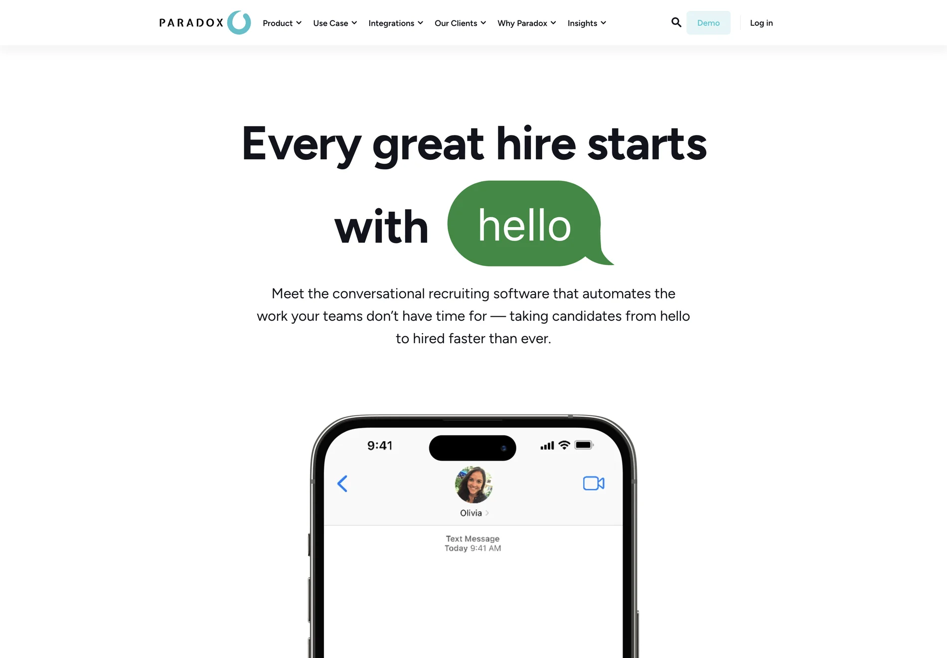 Paradox: AI-Powered Conversational Recruiting Software