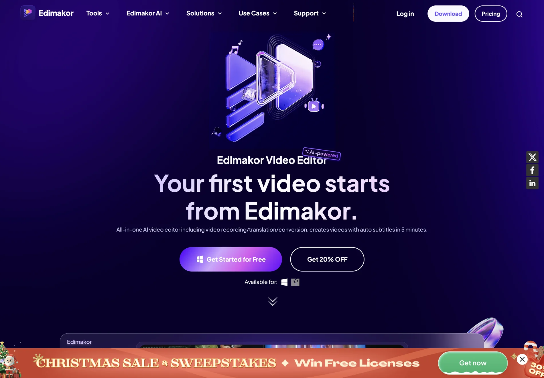 Edimakor: The AI-Powered Video Editor for Quick and Professional Video Creation