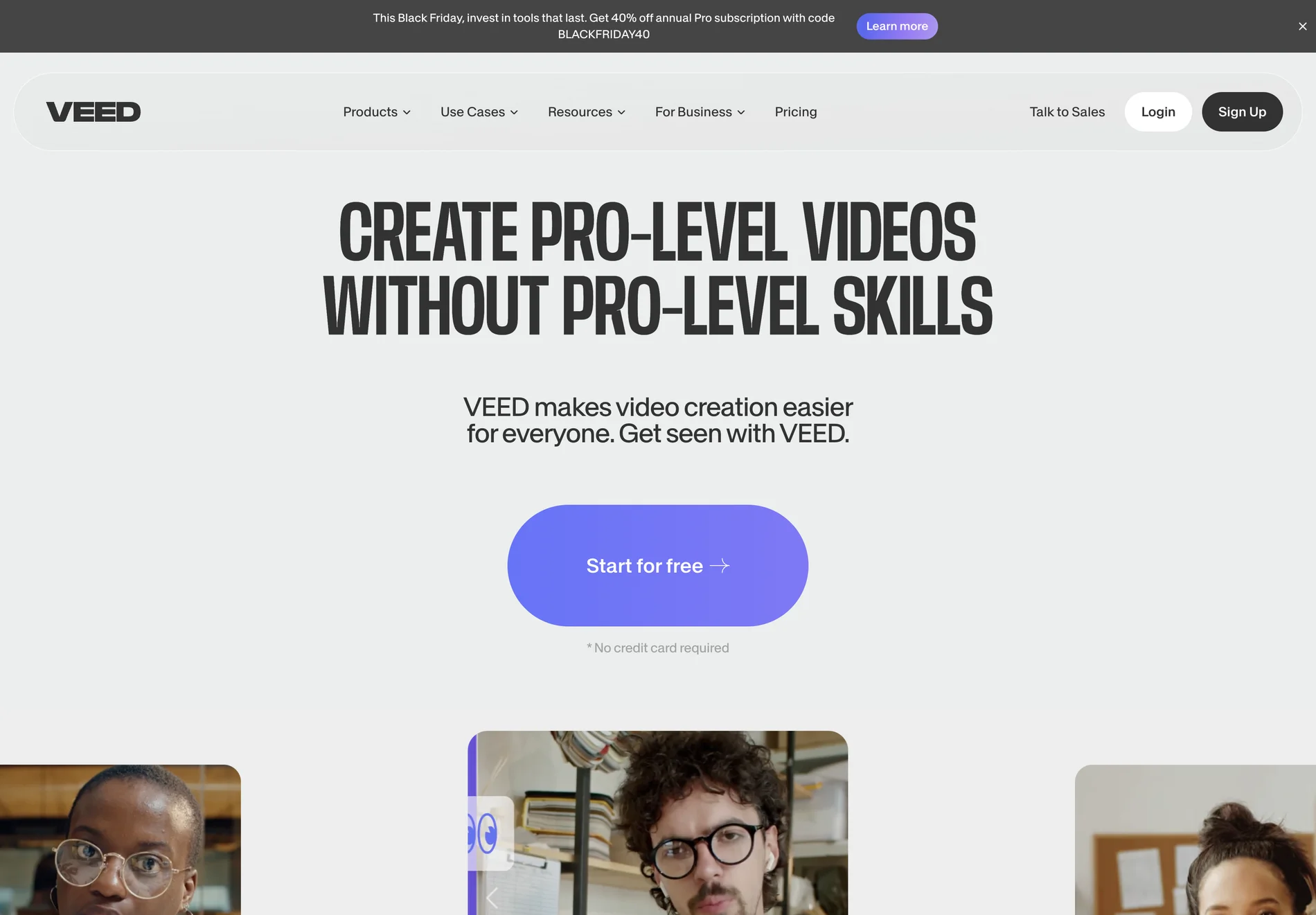 VEED.IO - AI Video Editor for Everyone