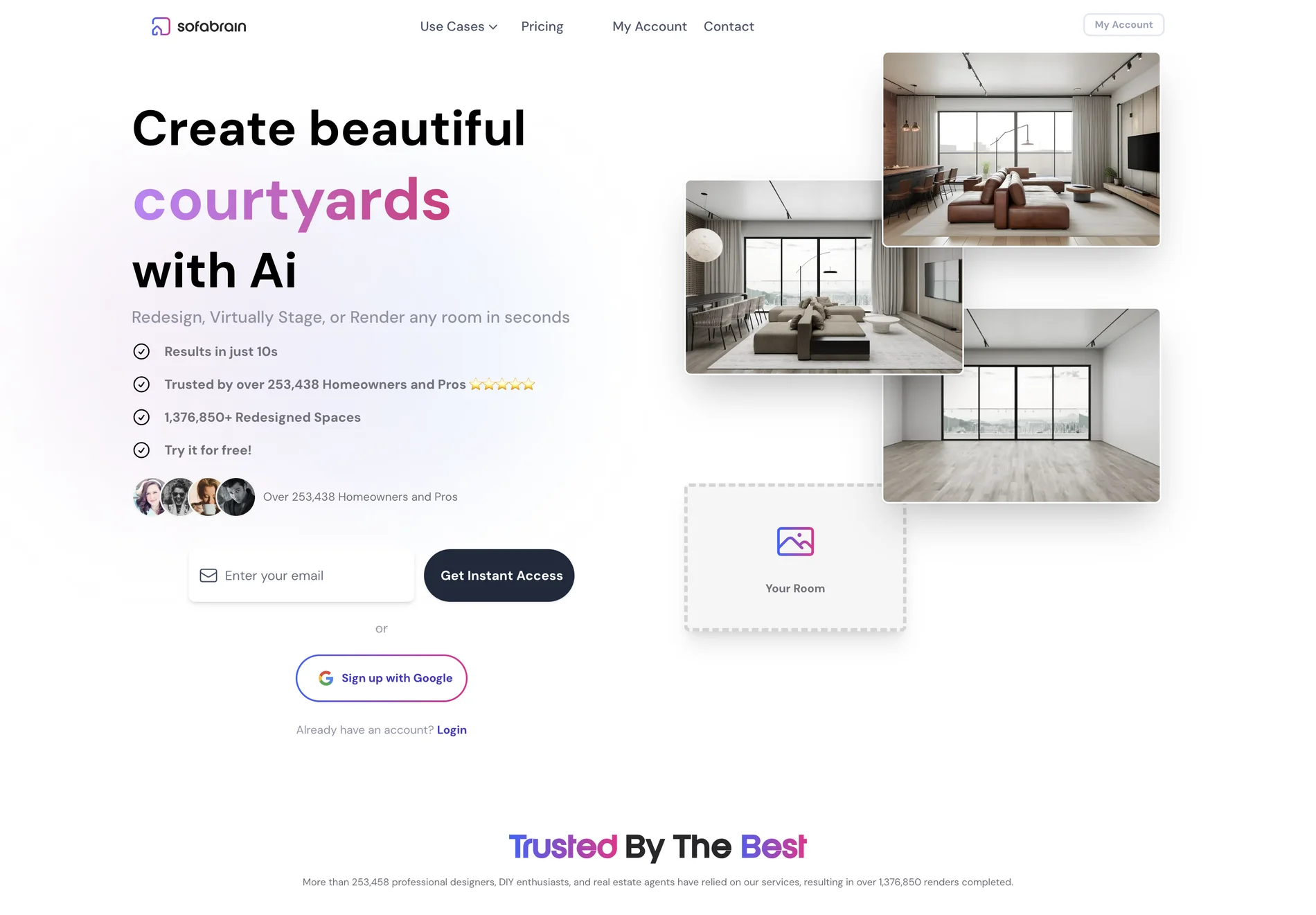 SofaBrain: The Ultimate AI Tool for Interior Design and Virtual Staging