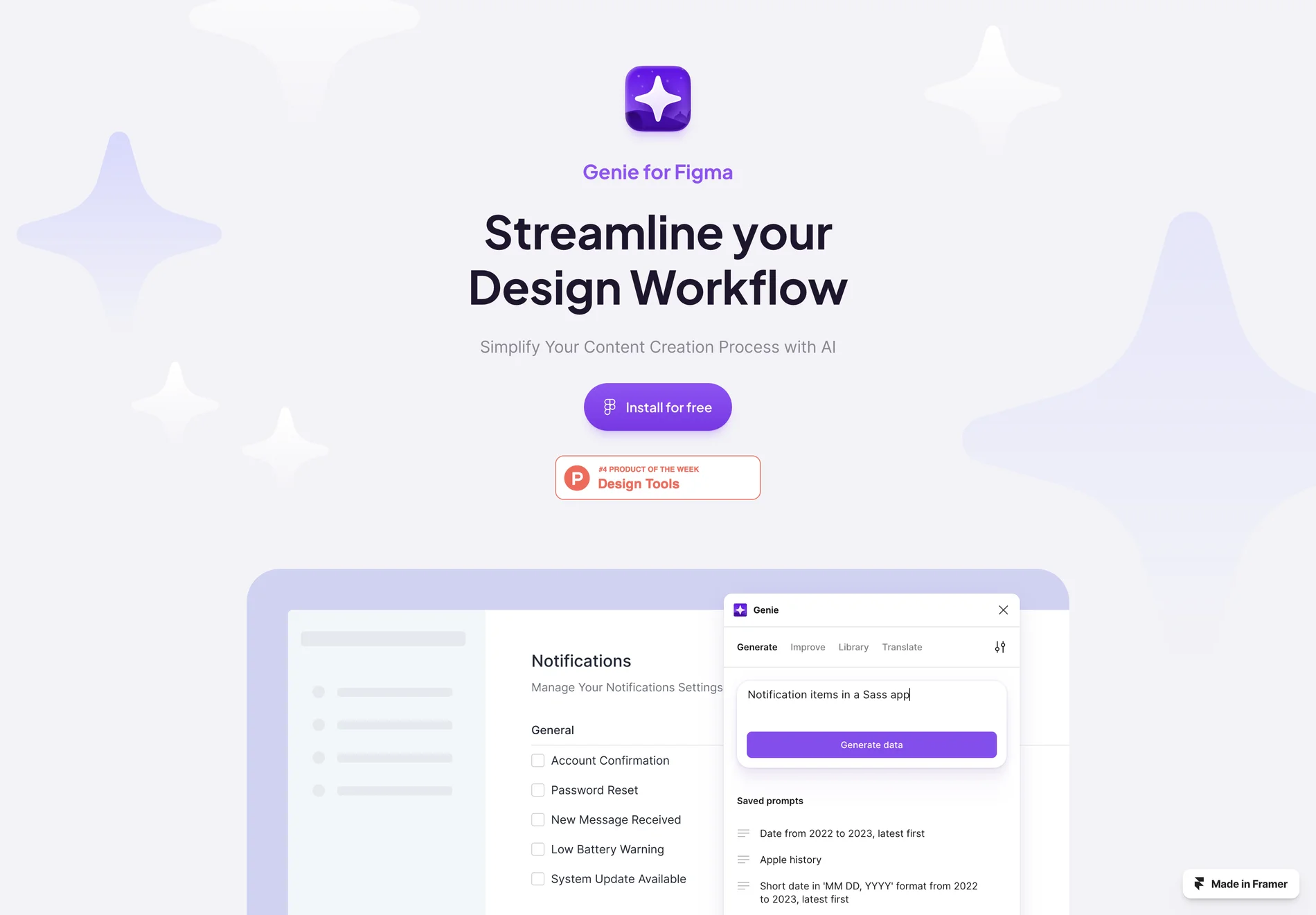 Genie for Figma: Streamline Your Design Workflow with AI