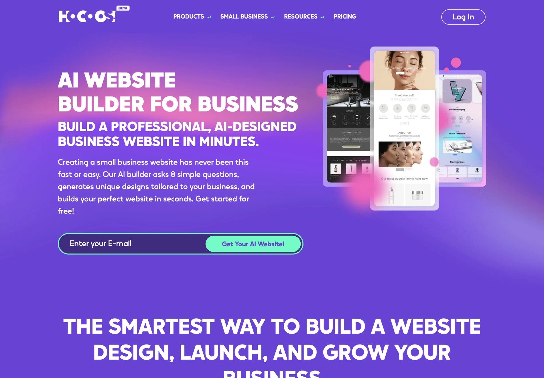 Hocoos AI Website Builder - Create Your Website in 5 Minutes