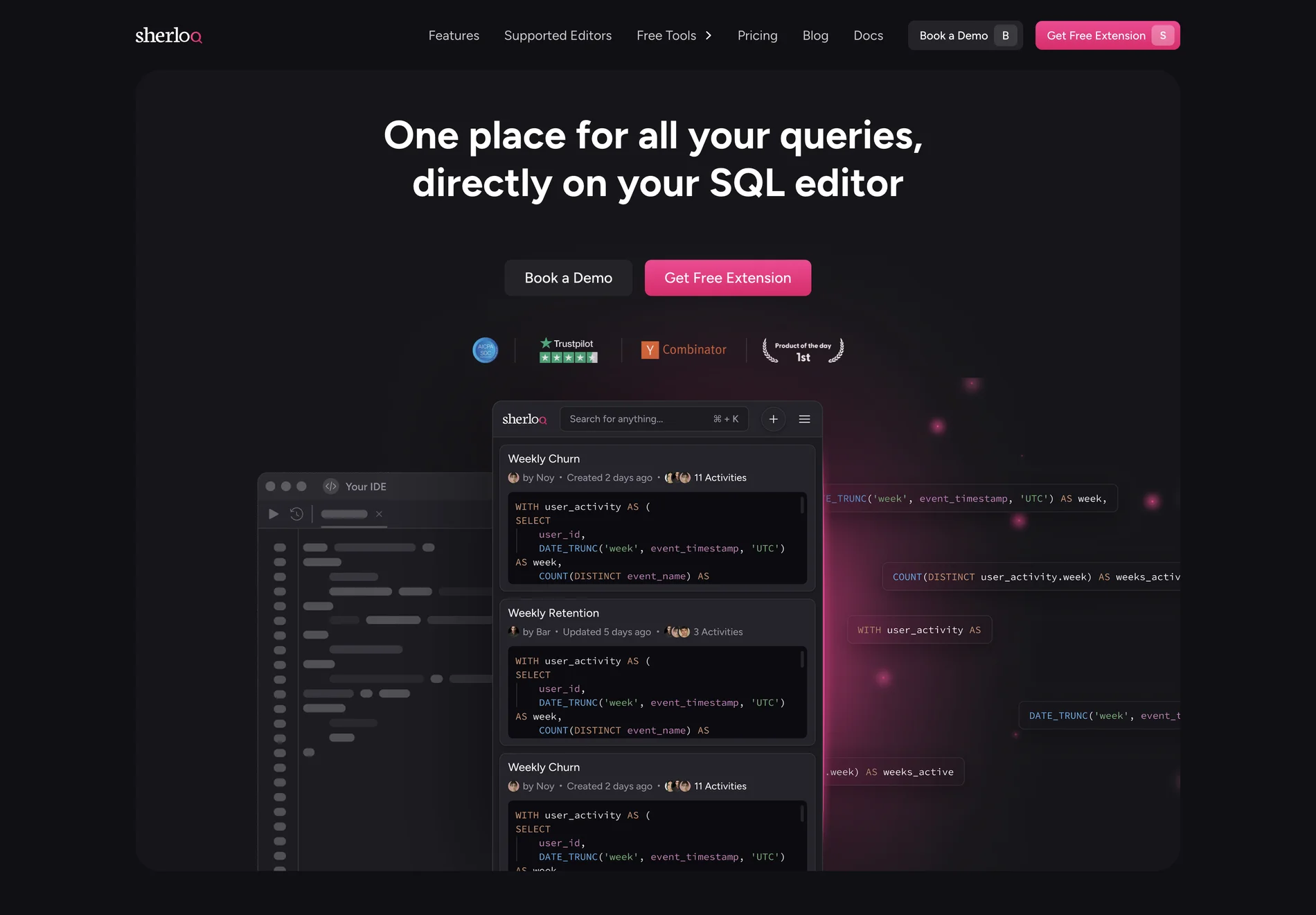 Sherloq: AI-Powered SQL Organizer for Efficient Query Management